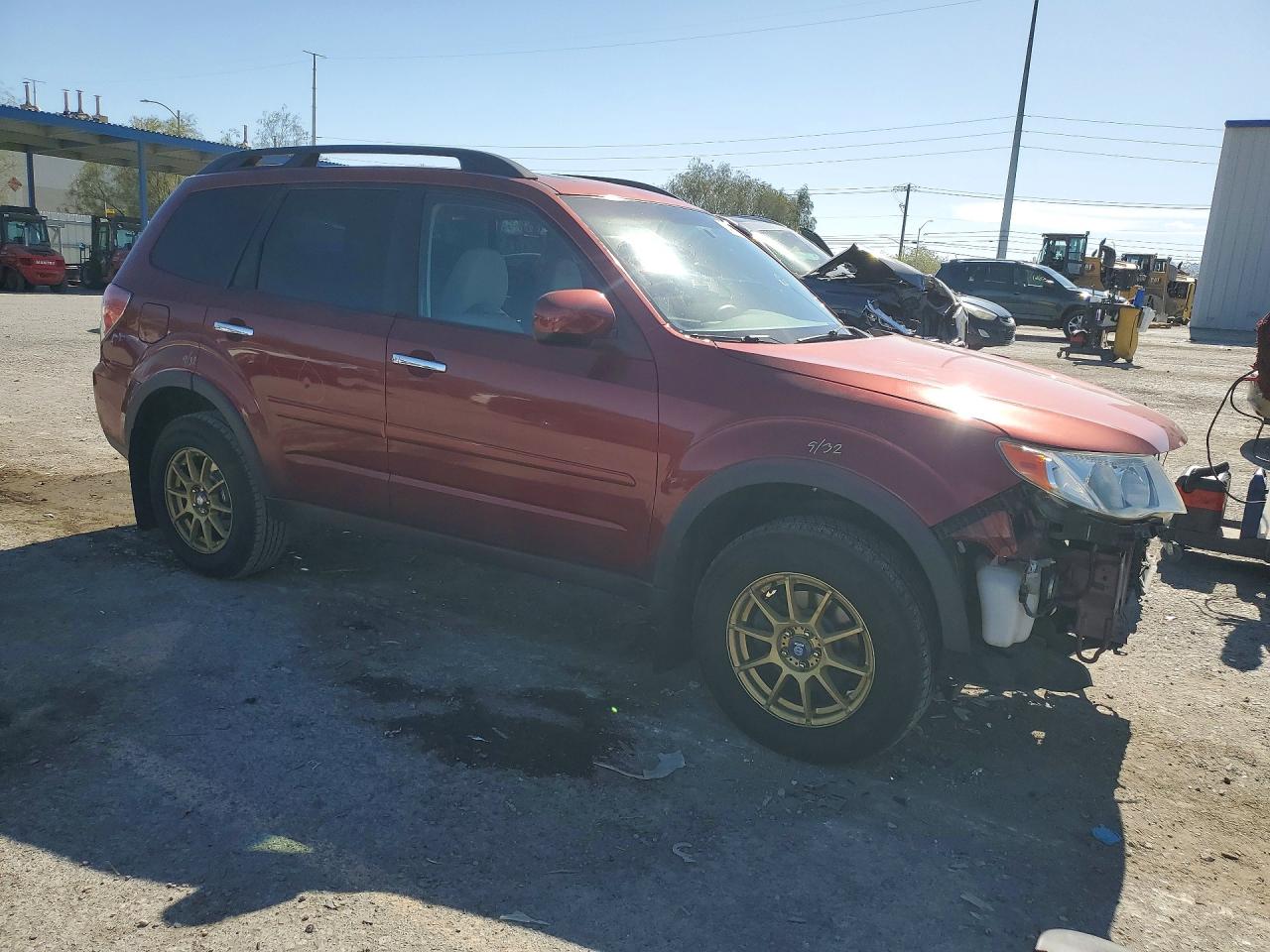 2010 Subaru Forester 2.5x Premium Burgundy vin: JF2SH6CC5AH761492