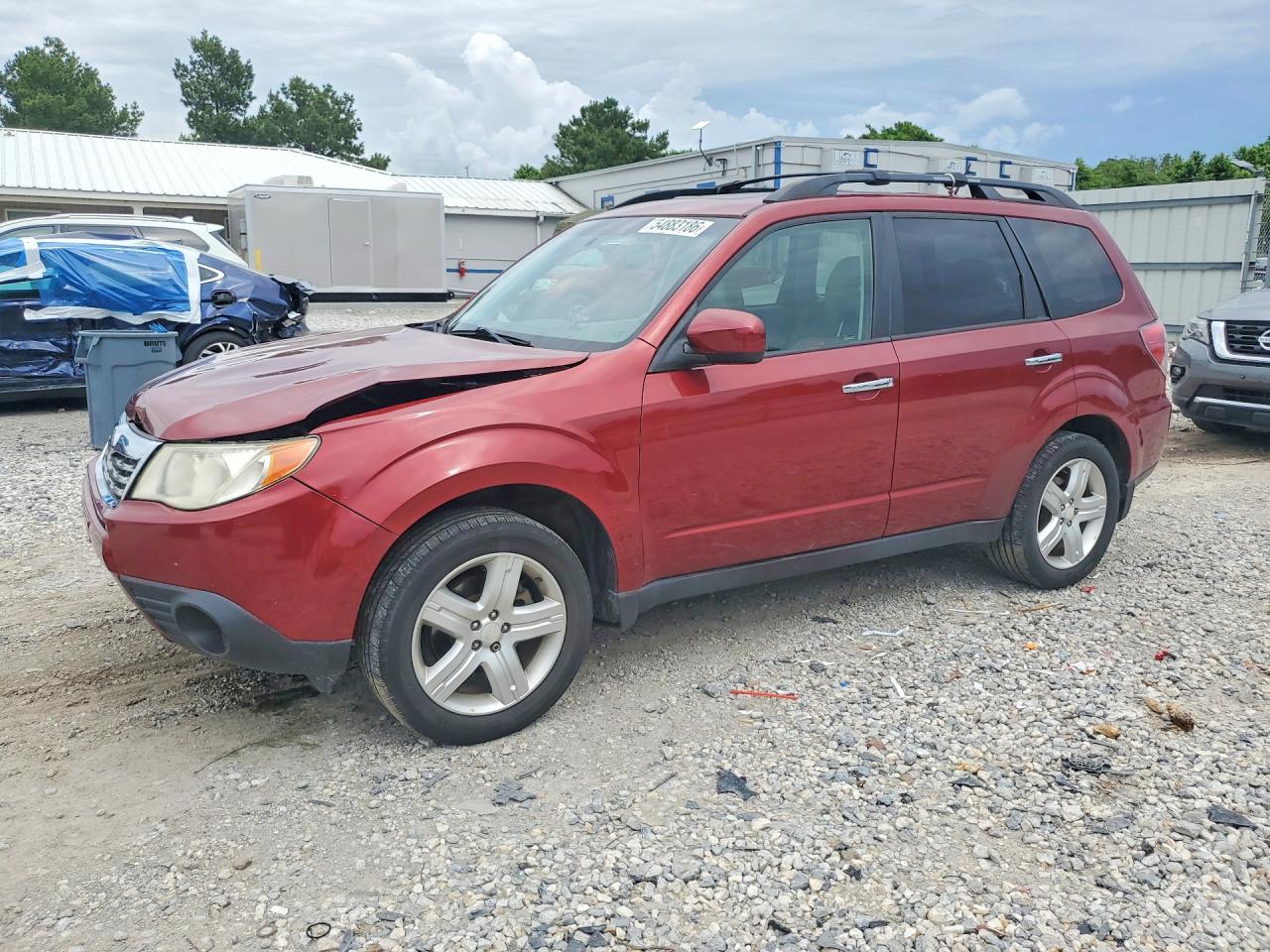 2010 Subaru Forester 2.5x Premium Burgundy vin: JF2SH6CC5AH766269