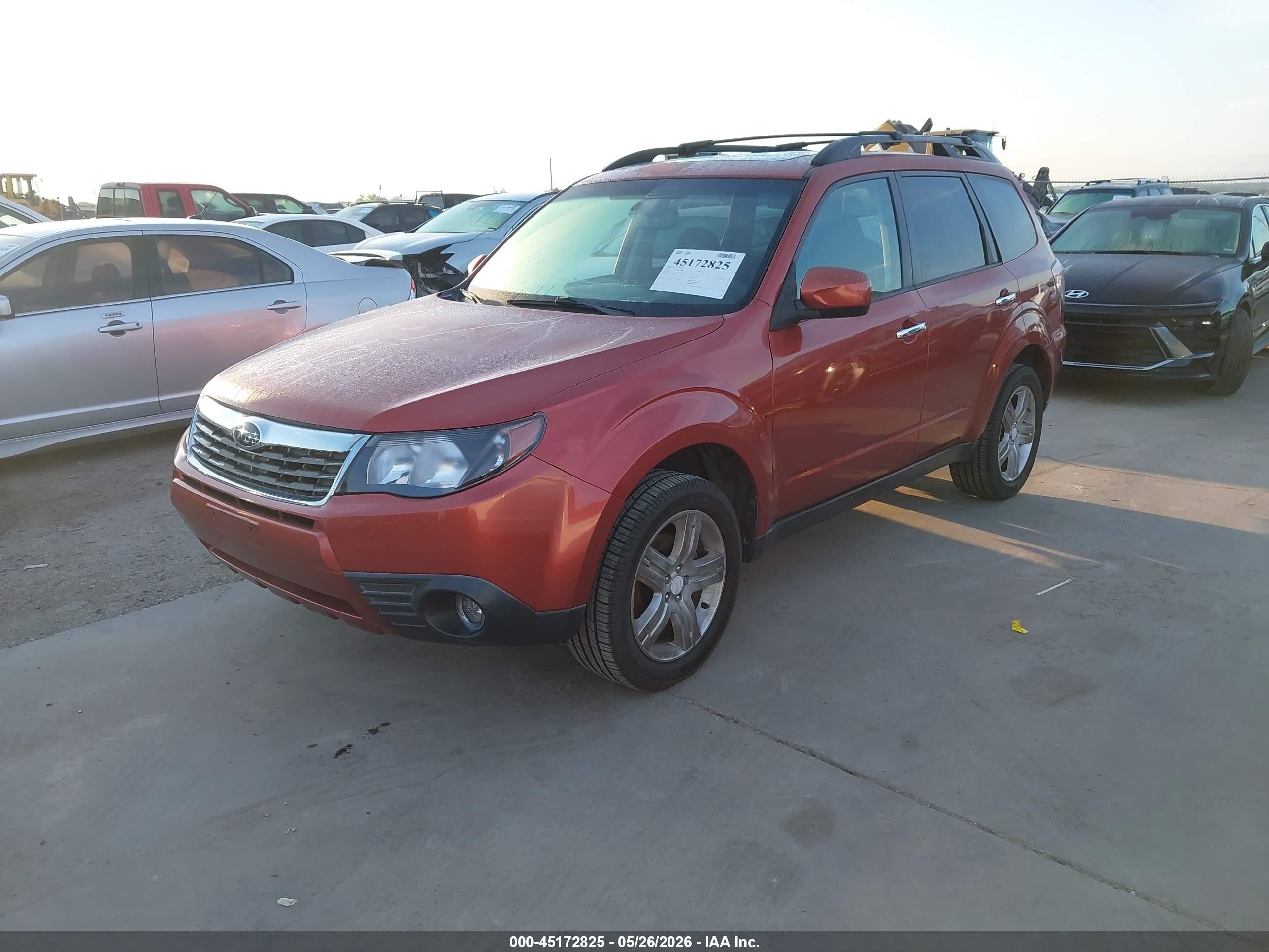 2010 Subaru Forester 2.5x Premium Orange vin: JF2SH6CC5AH799935