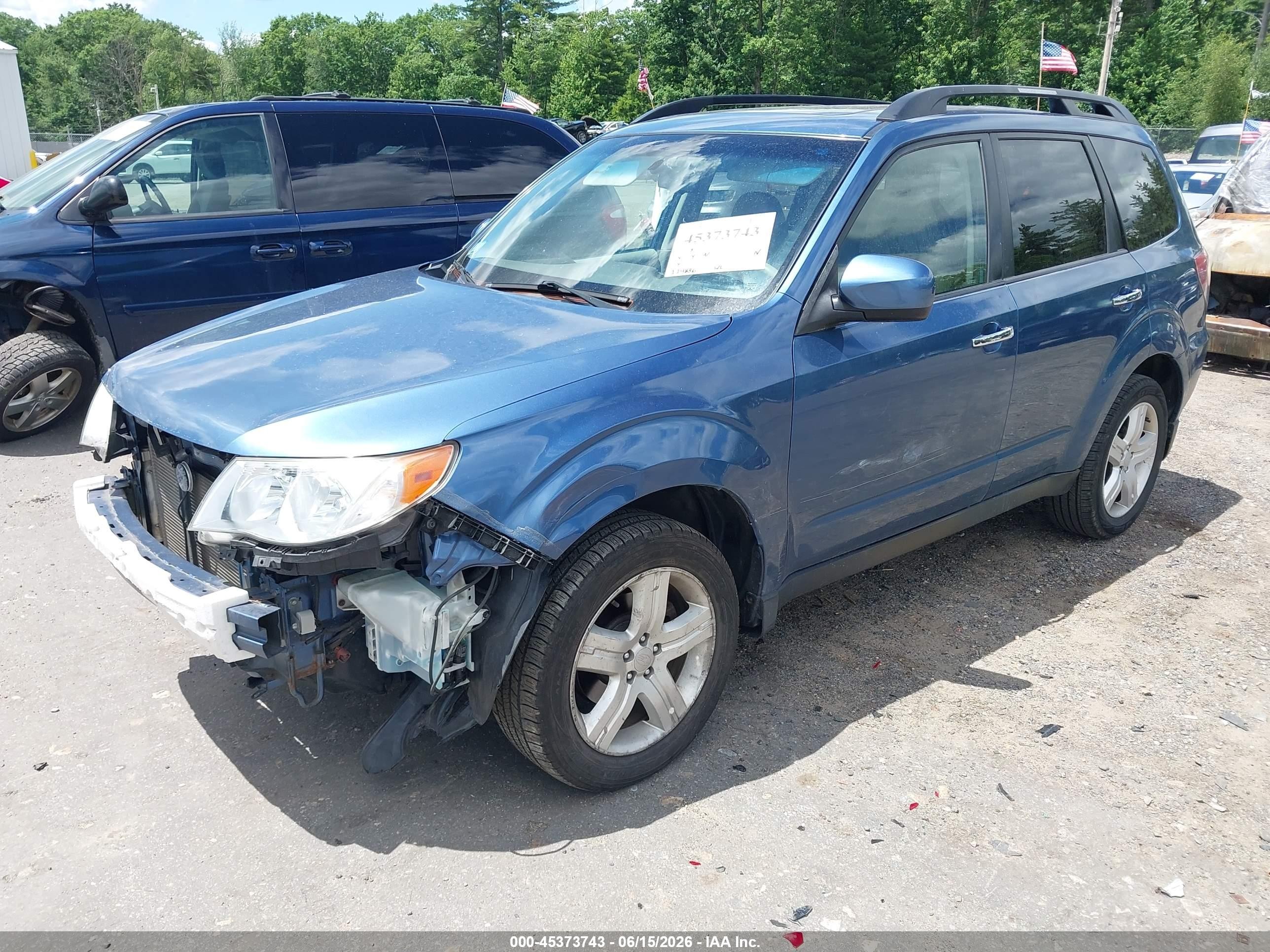 2010 Subaru Forester 2.5x Premium Blue vin: JF2SH6CC5AH903193