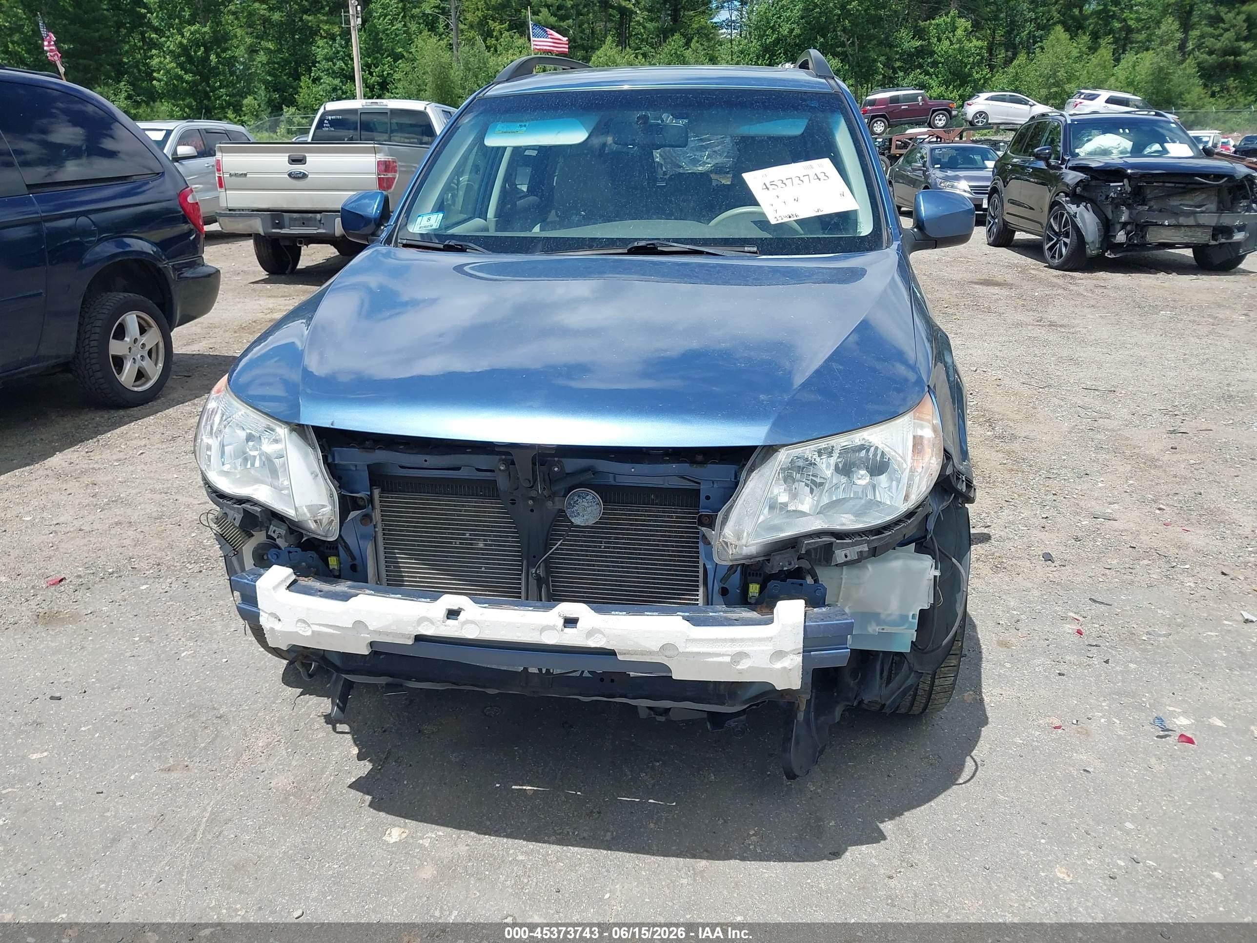 2010 Subaru Forester 2.5x Premium Blue vin: JF2SH6CC5AH903193