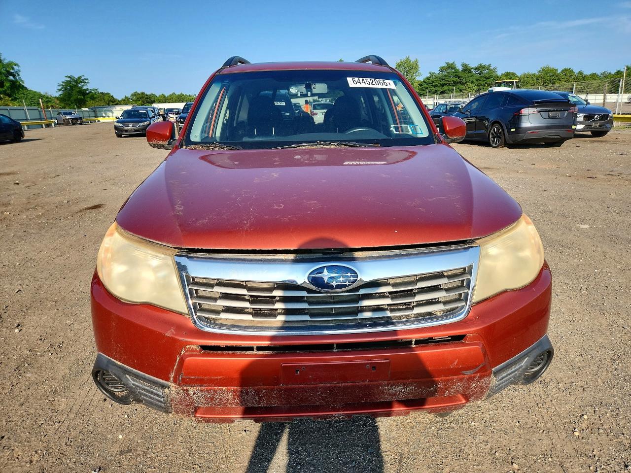 2010 Subaru Forester 2.5x Premium Red vin: JF2SH6CC6AH740960