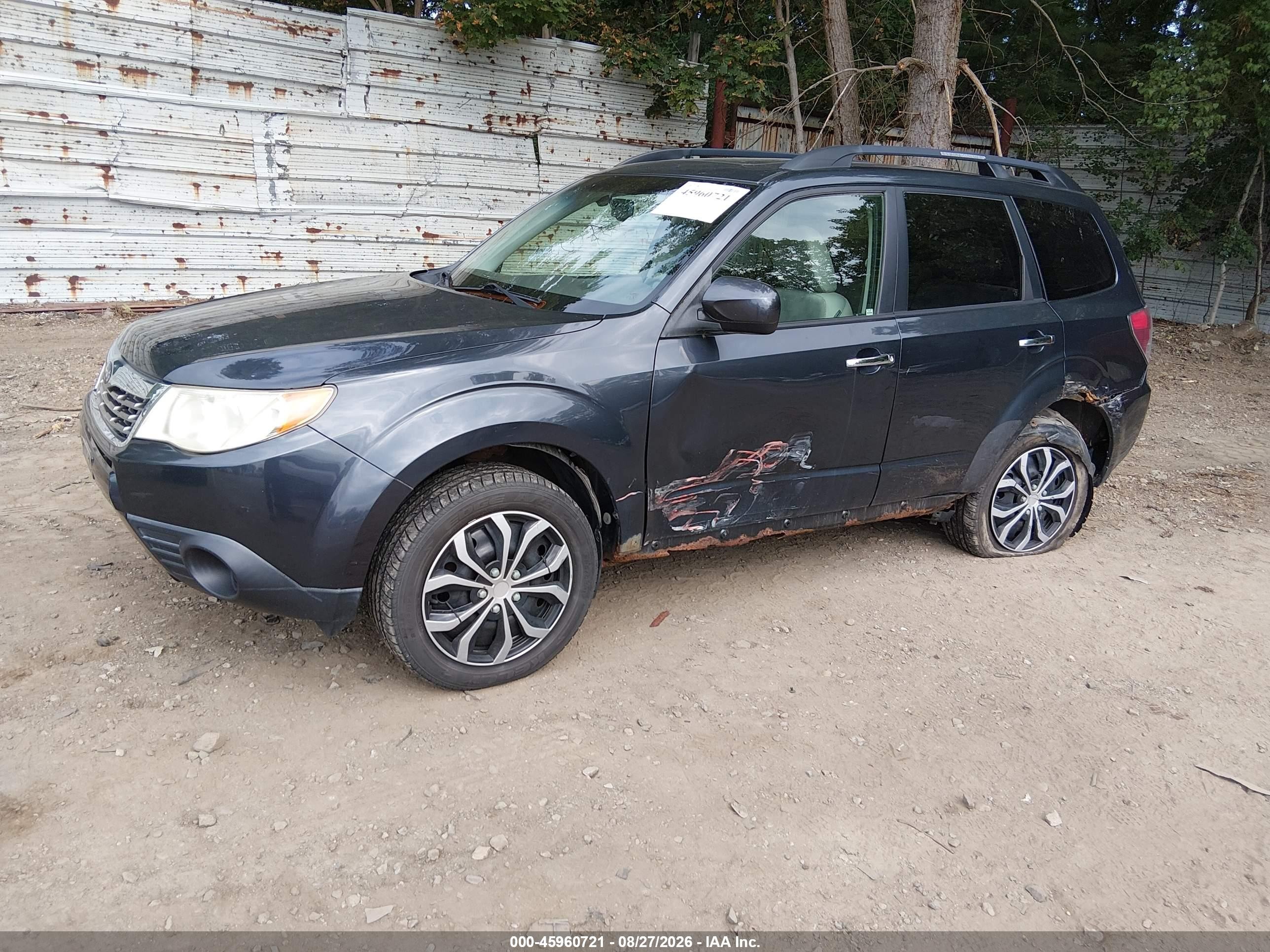 2010 Subaru Forester 2.5x Premium Gray vin: JF2SH6CC6AH760612