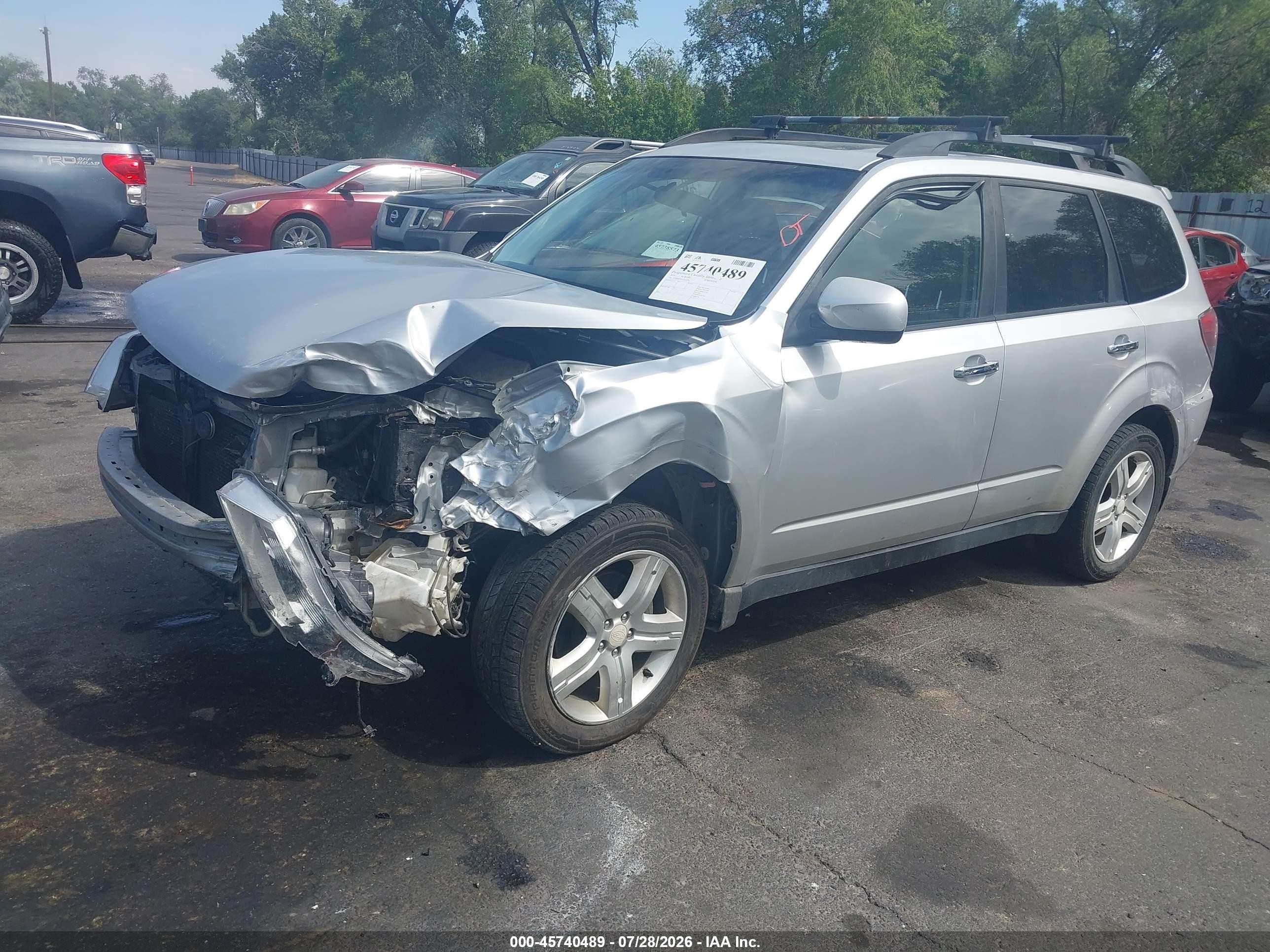 2010 Subaru Forester 2.5x Premium Silver vin: JF2SH6CC6AH762070
