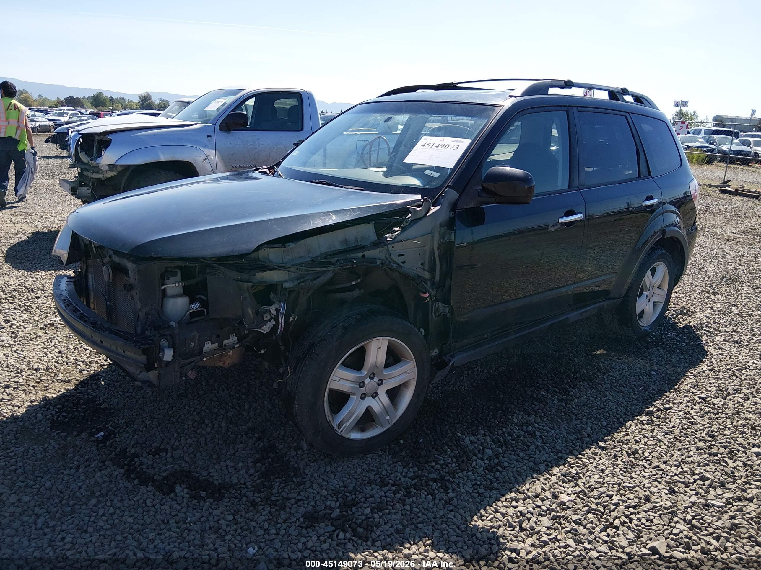 2010 Subaru Forester 2.5x Premium Black vin: JF2SH6CC6AH904403