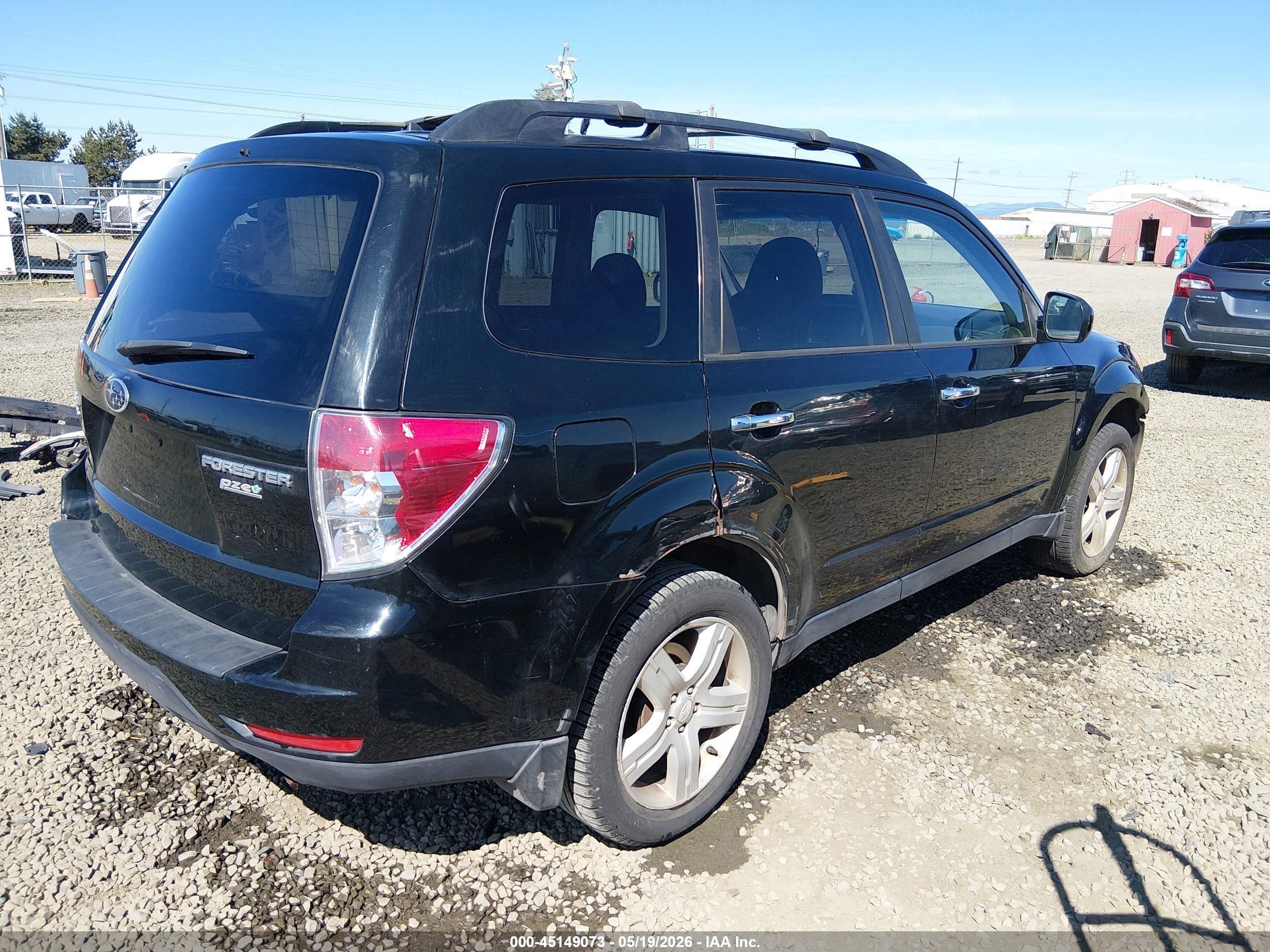 2010 Subaru Forester 2.5x Premium Black vin: JF2SH6CC6AH904403