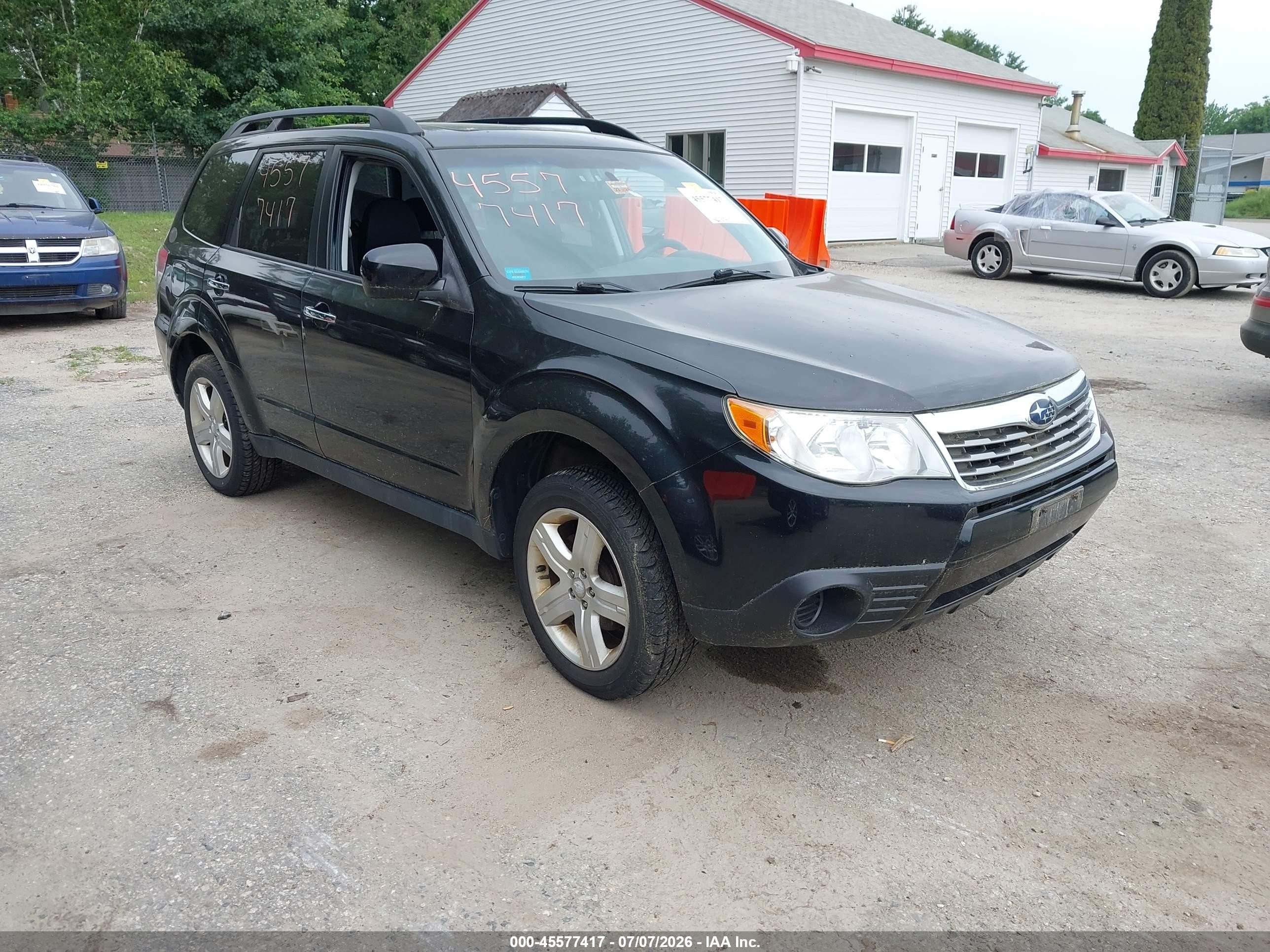 2010 Subaru Forester 2.5x Premium Черный vin: JF2SH6CC7AG907655