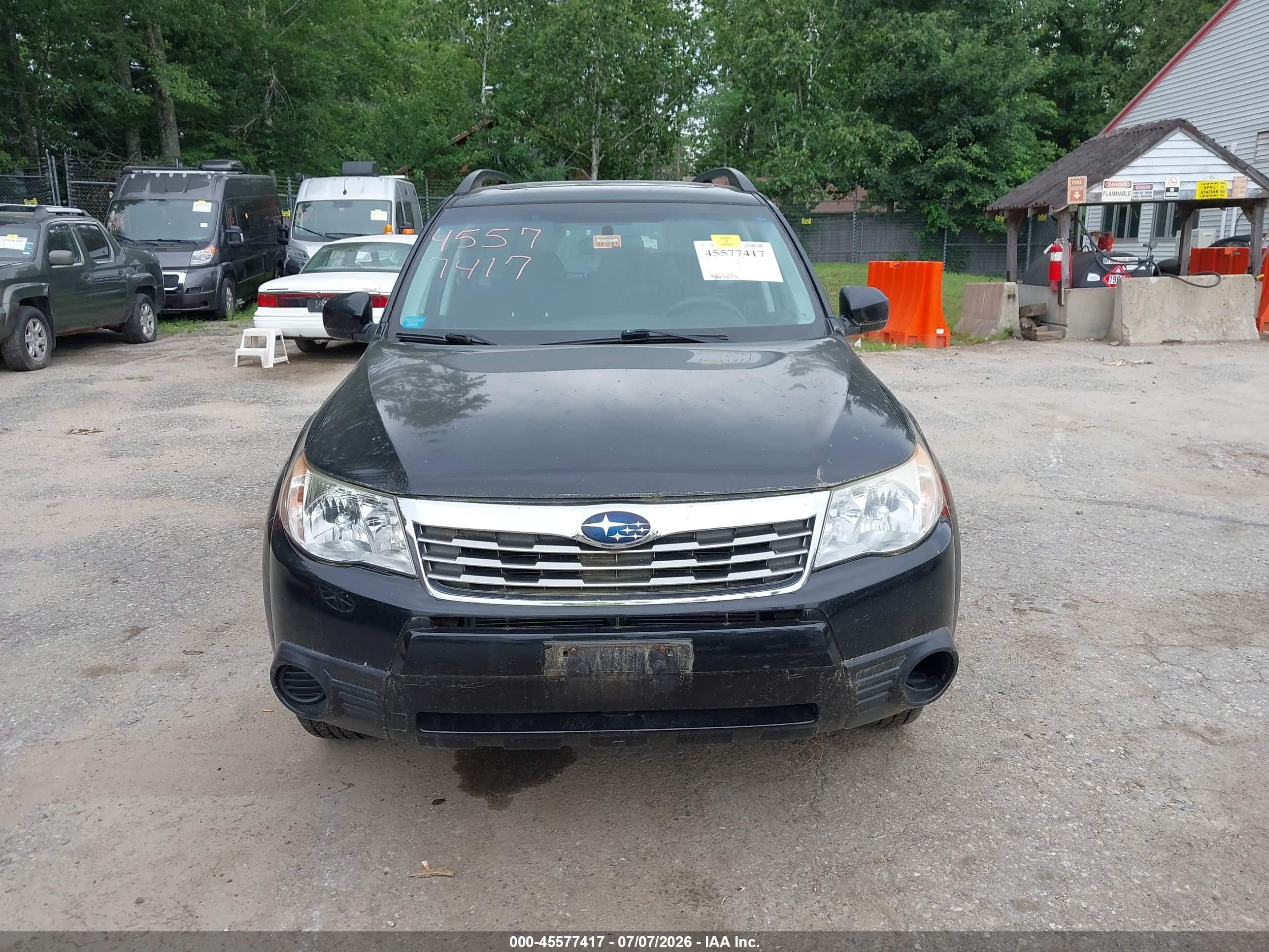 2010 Subaru Forester 2.5x Premium Black vin: JF2SH6CC7AG907655
