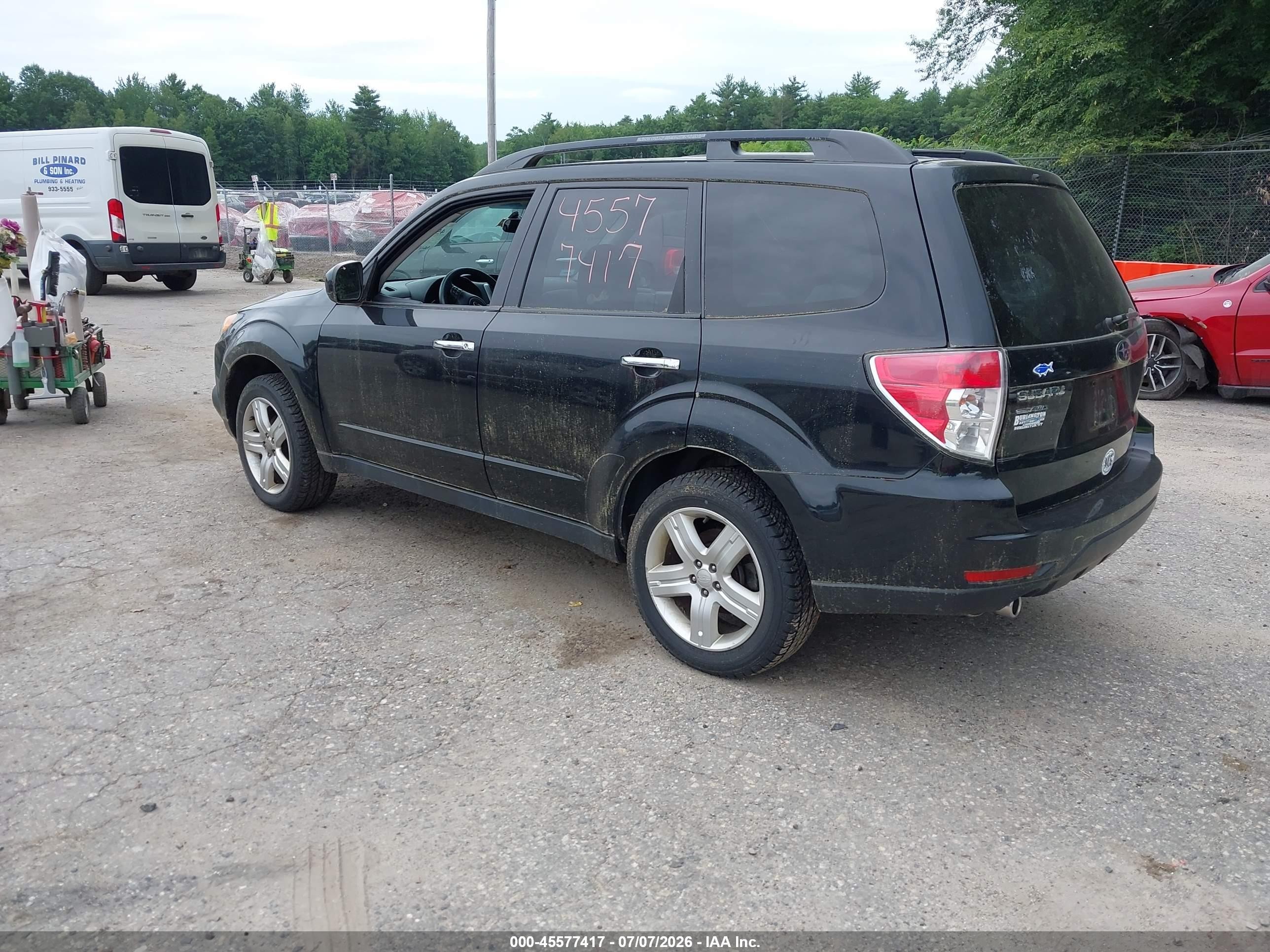 2010 Subaru Forester 2.5x Premium Black vin: JF2SH6CC7AG907655