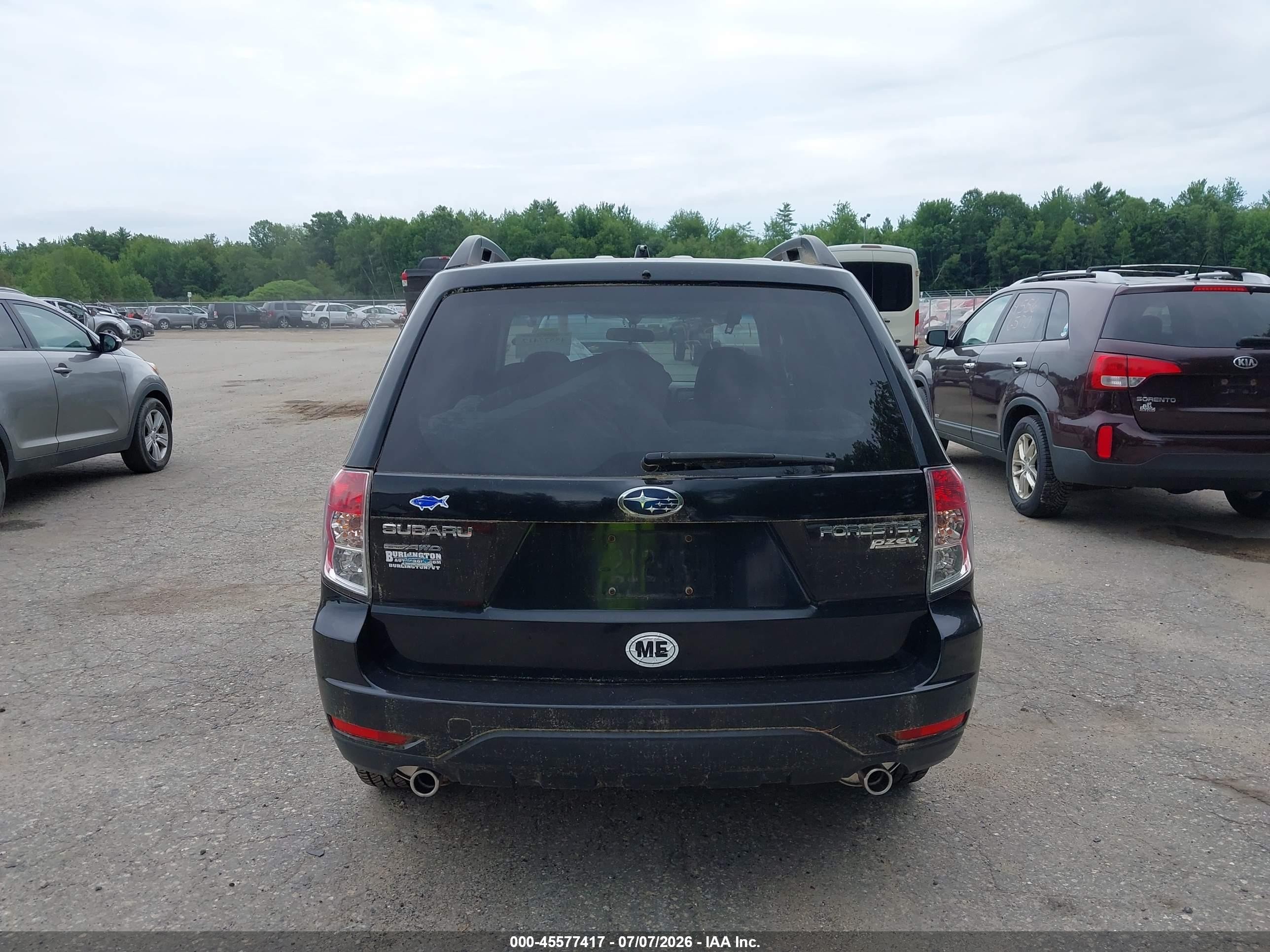 2010 Subaru Forester 2.5x Premium Black vin: JF2SH6CC7AG907655