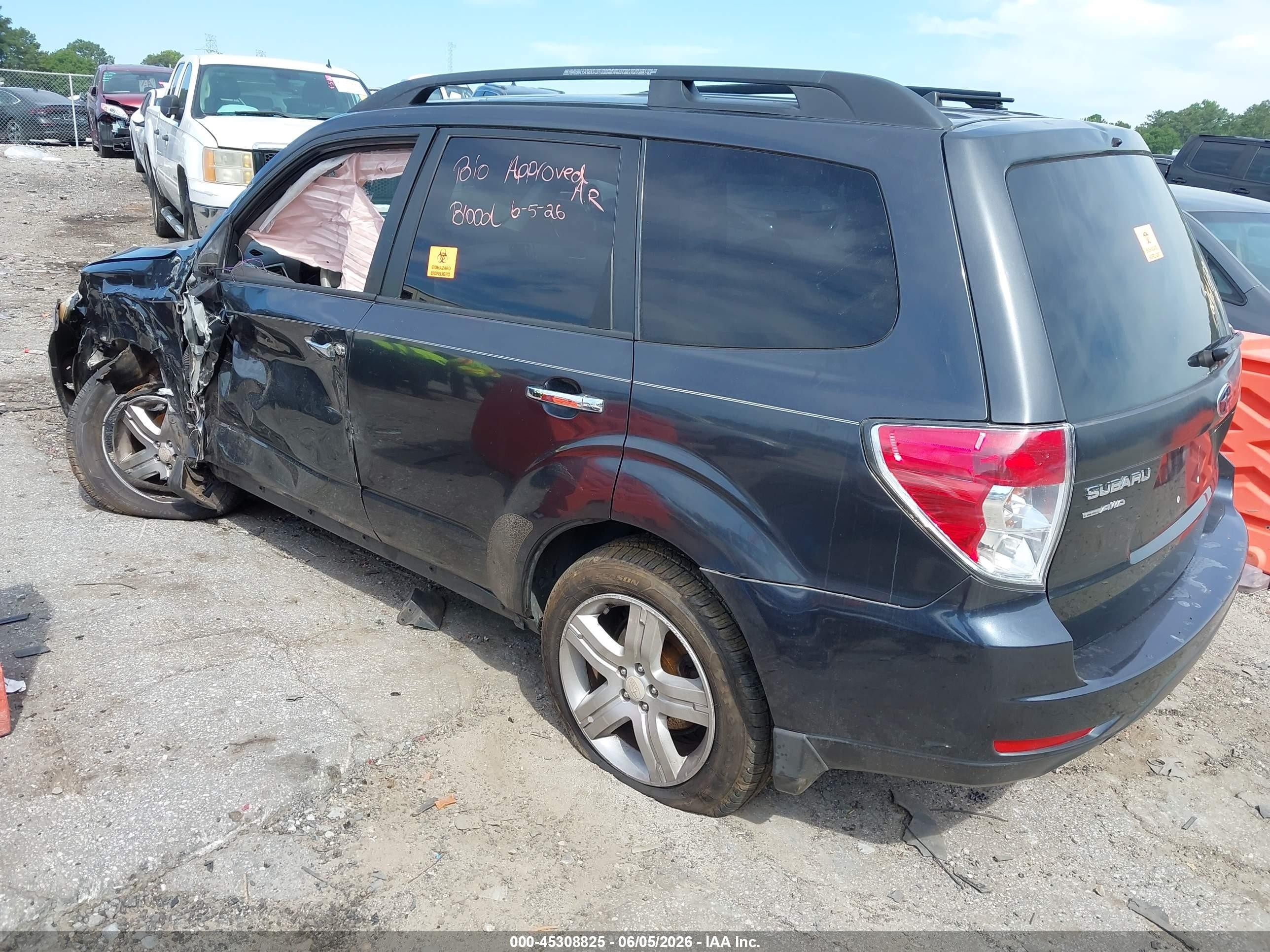 2010 Subaru Forester 2.5x Premium Black vin: JF2SH6CC7AH706980