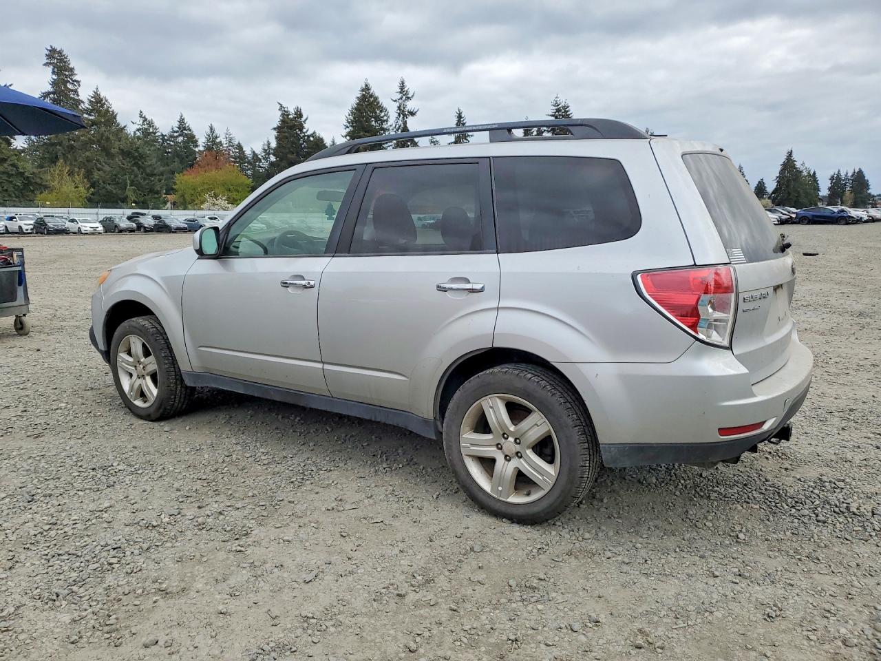 2010 Subaru Forester Silver vin: JF2SH6CC7AH720992