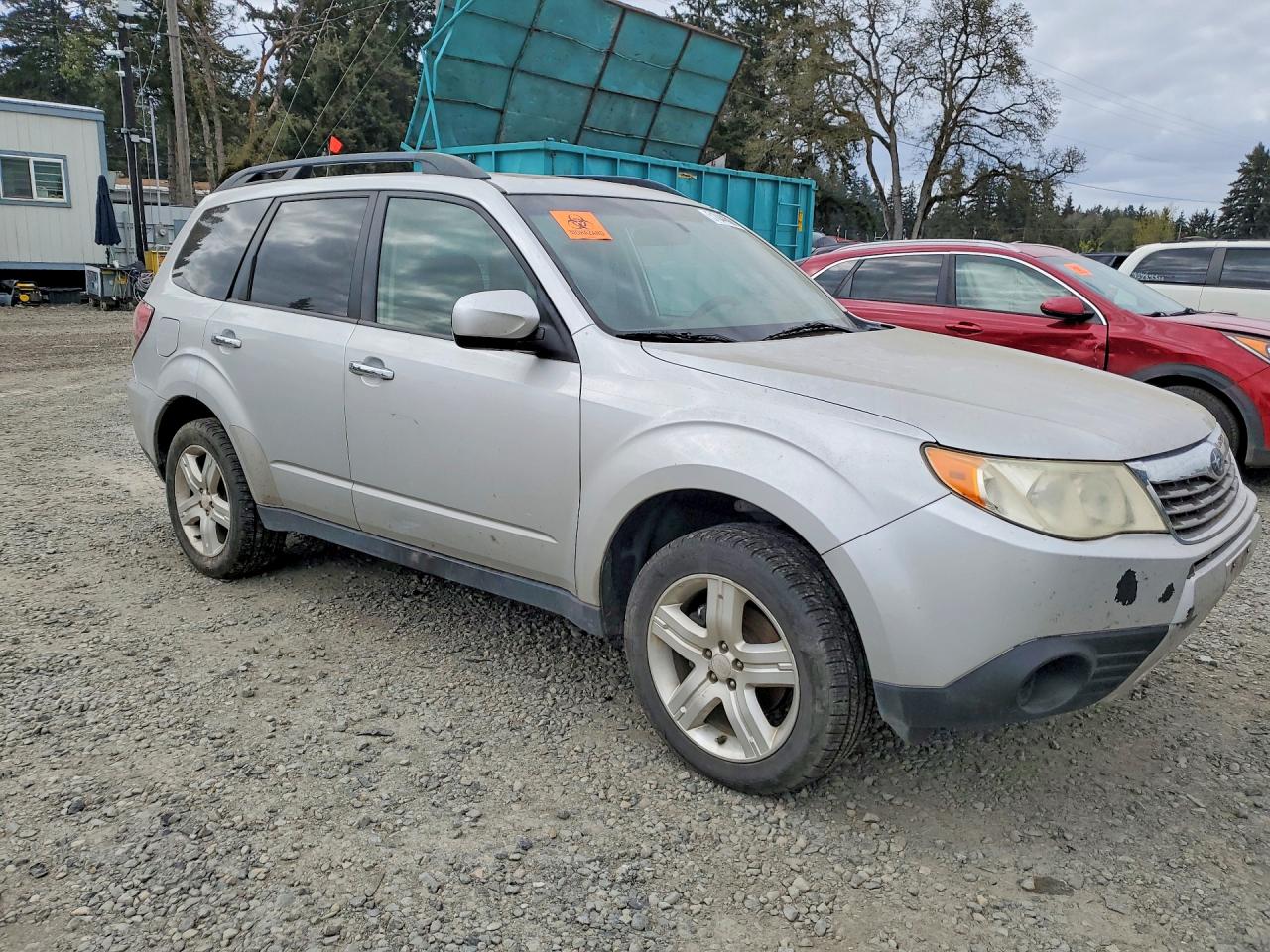 2010 Subaru Forester Silver vin: JF2SH6CC7AH720992