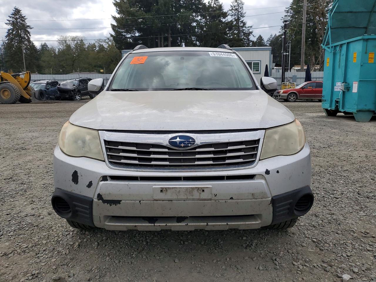 2010 Subaru Forester Silver vin: JF2SH6CC7AH720992