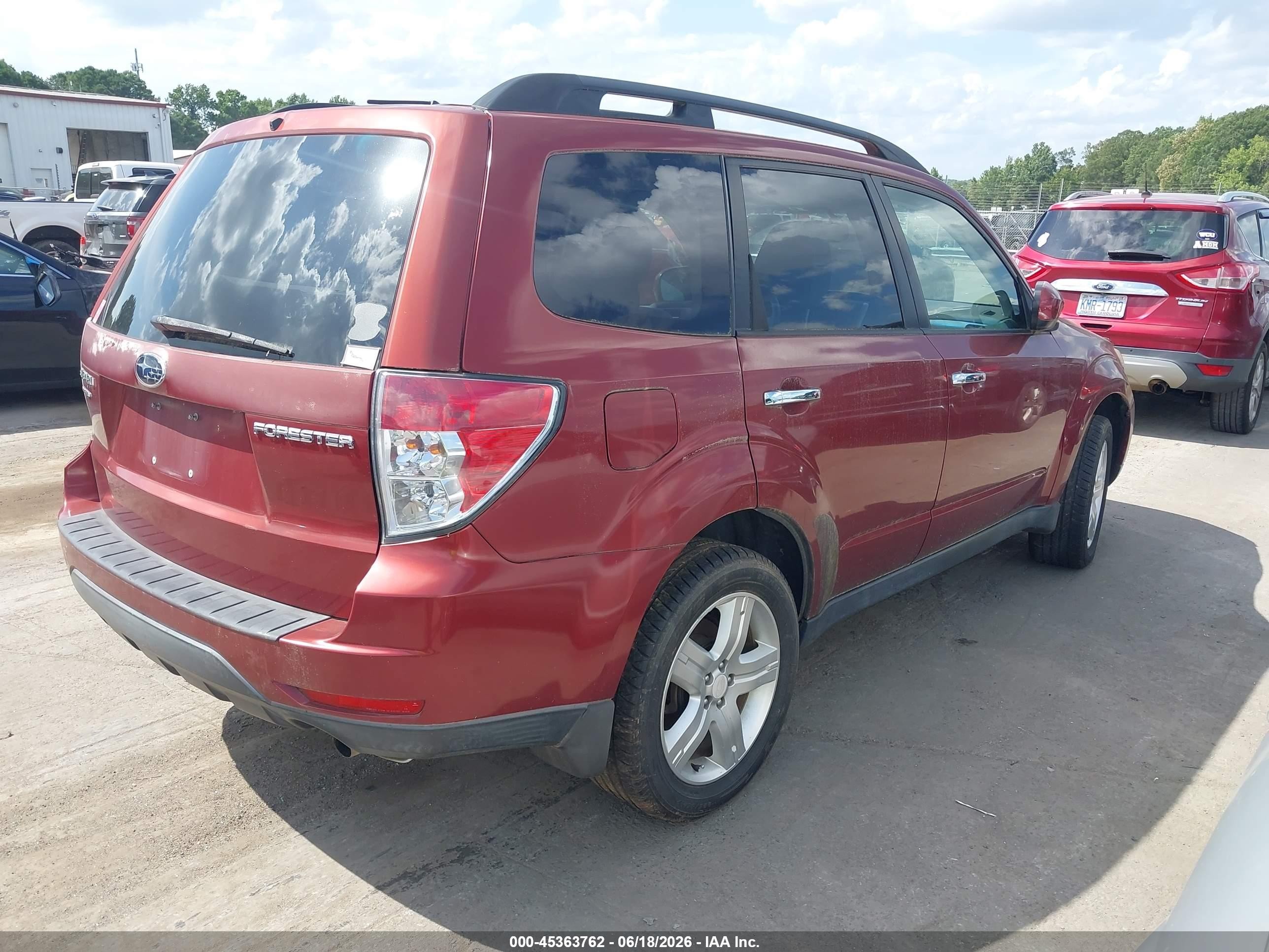 2010 Subaru Forester 2.5x Premium Красный vin: JF2SH6CC7AH746816