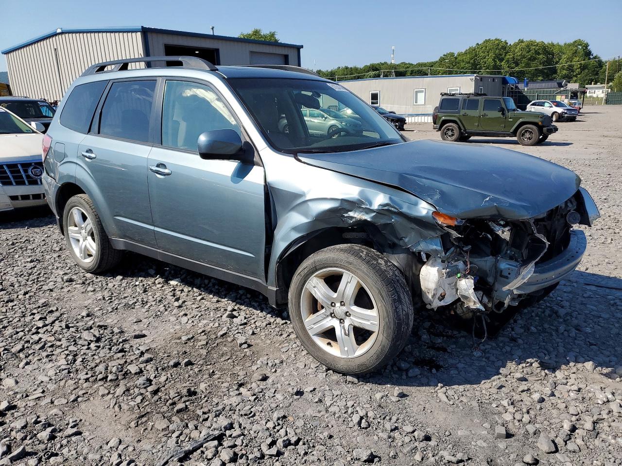 2010 Subaru Forester 2.5x Premium Blue vin: JF2SH6CC7AH759792