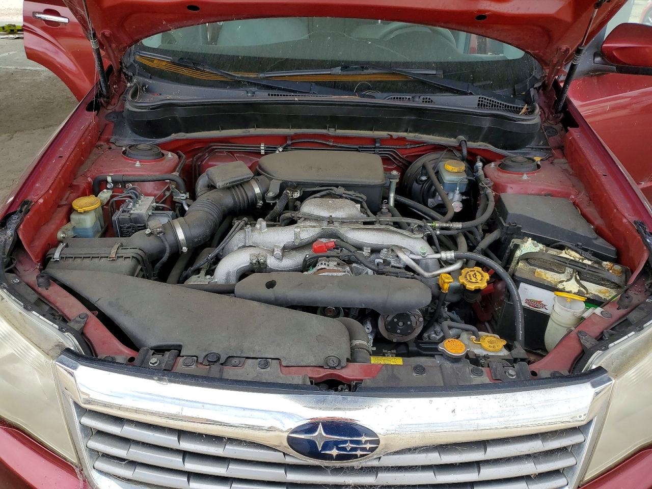 2010 Subaru Forester 2.5x Premium Burgundy vin: JF2SH6CC7AH786409