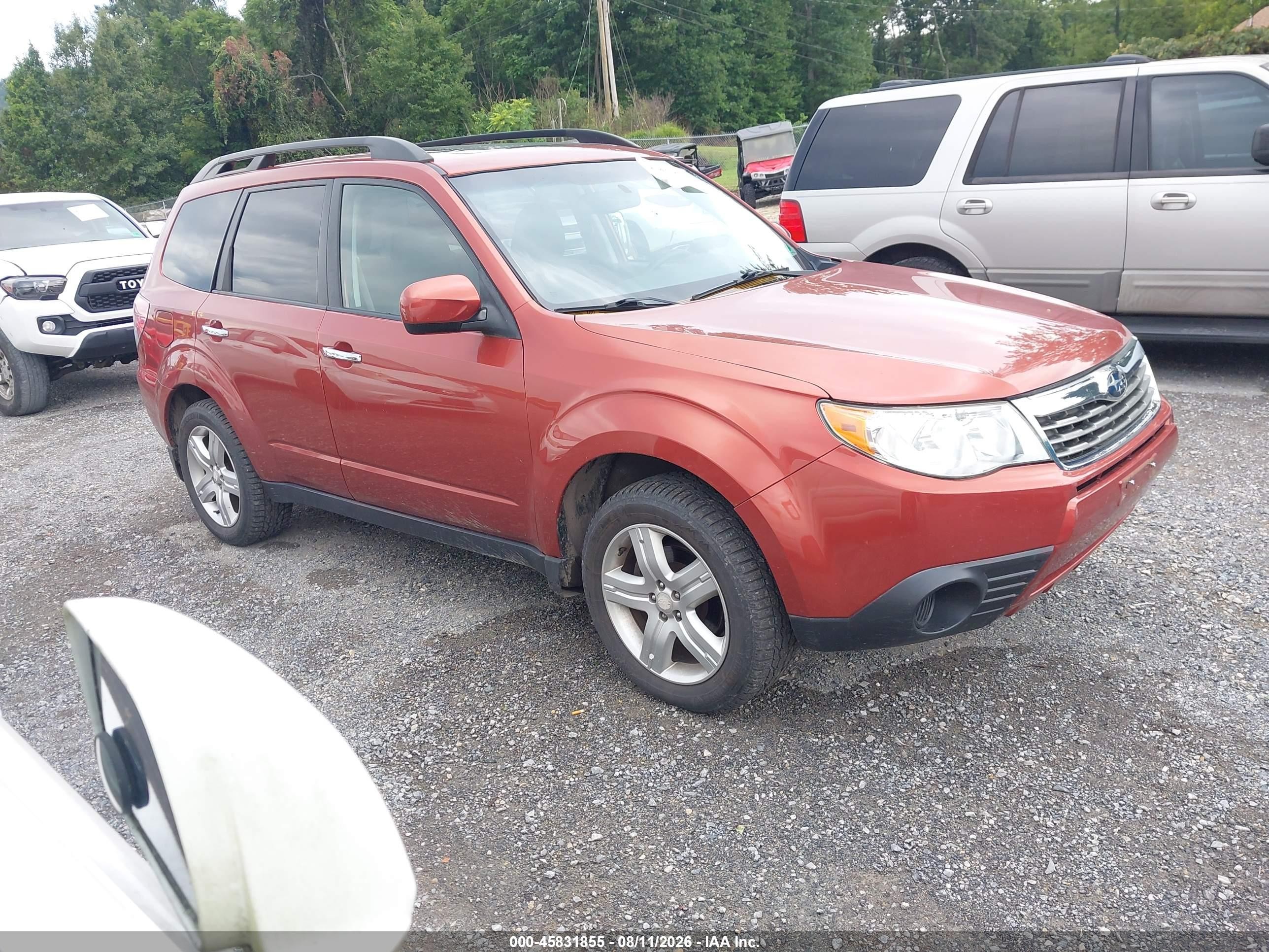 2010 Subaru Forester 2.5x Premium Orange vin: JF2SH6CC7AH908802