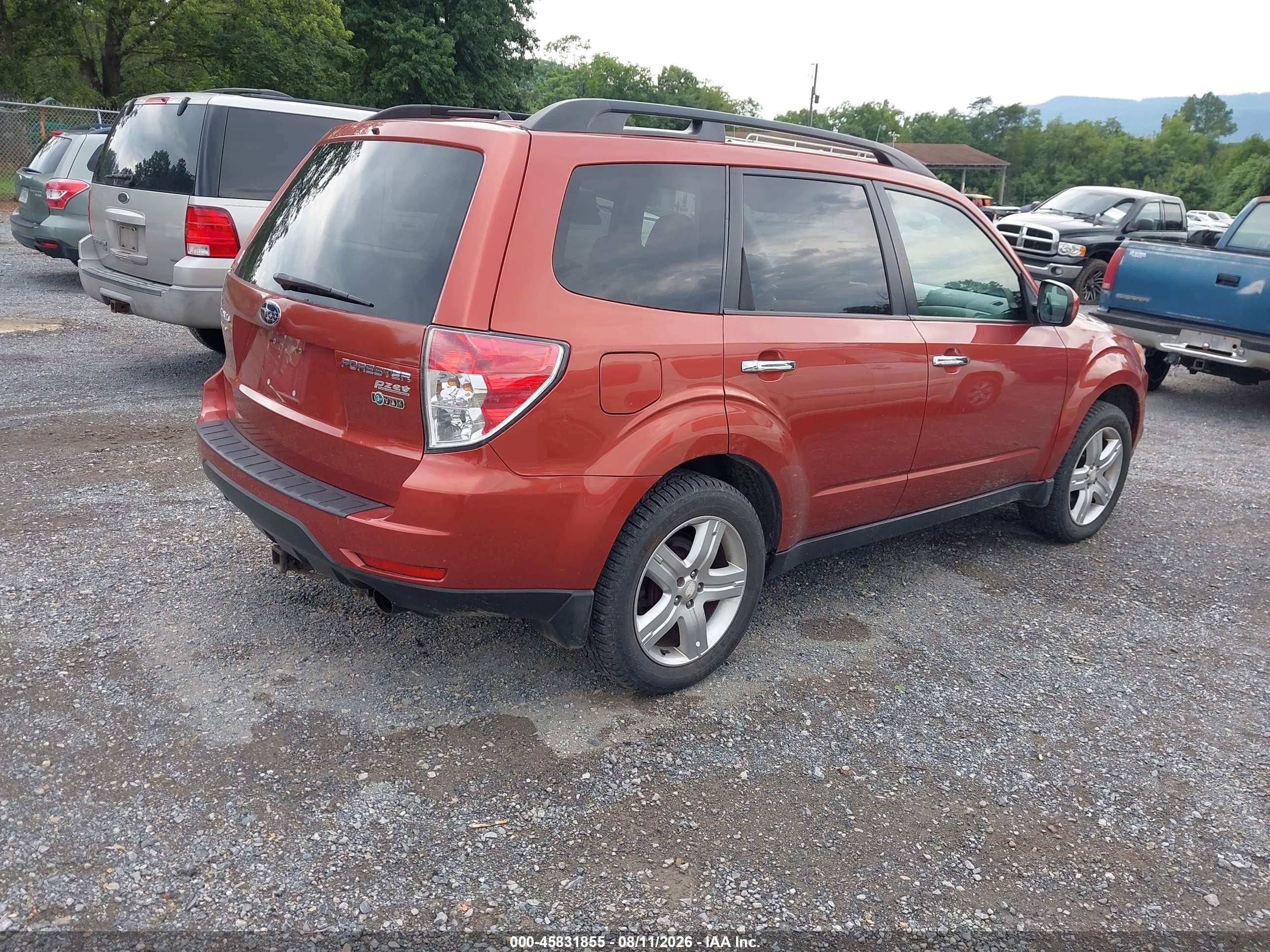 2010 Subaru Forester 2.5x Premium Orange vin: JF2SH6CC7AH908802