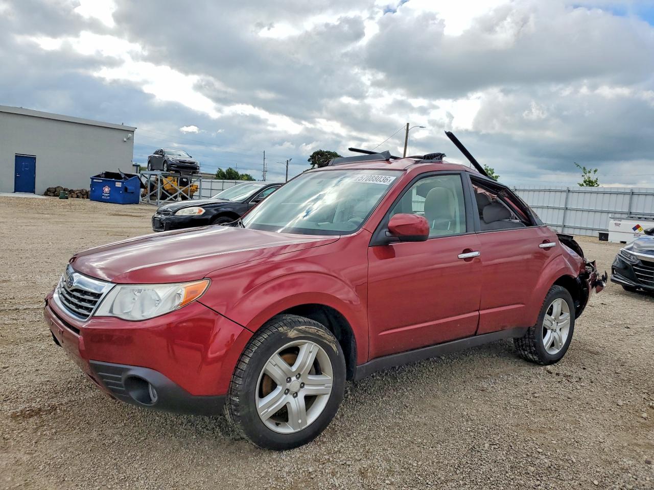 2010 Subaru Forester 2.5x Premium Maroon vin: JF2SH6CC7AH912011