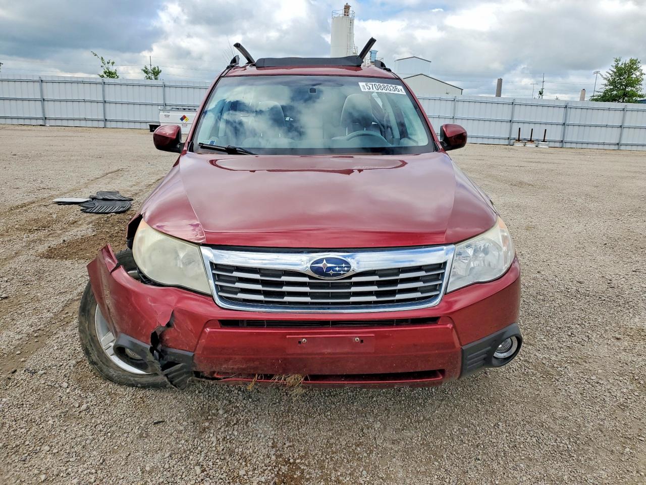 2010 Subaru Forester 2.5x Premium Maroon vin: JF2SH6CC7AH912011