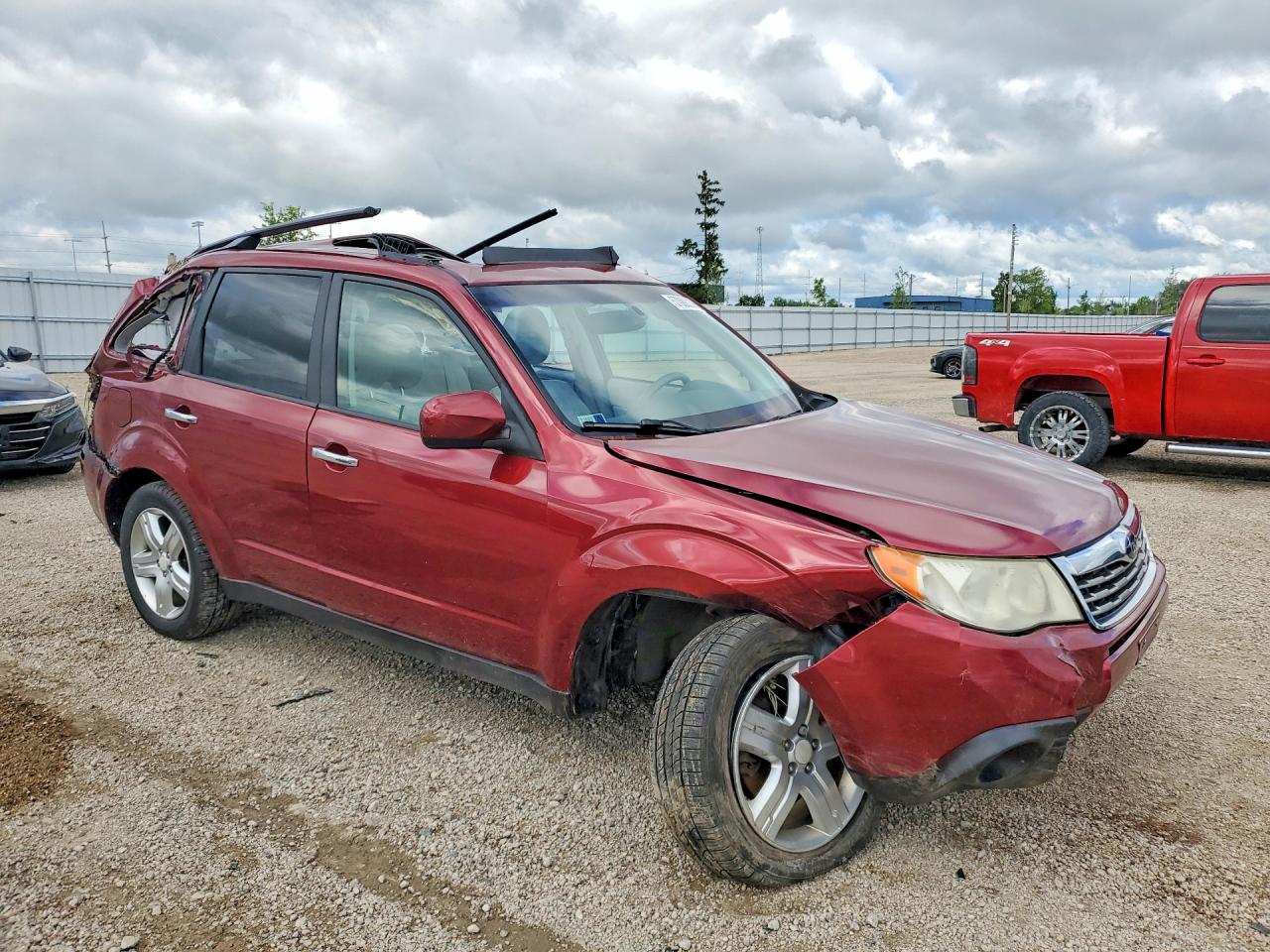 2010 Subaru Forester 2.5x Premium Maroon vin: JF2SH6CC7AH912011