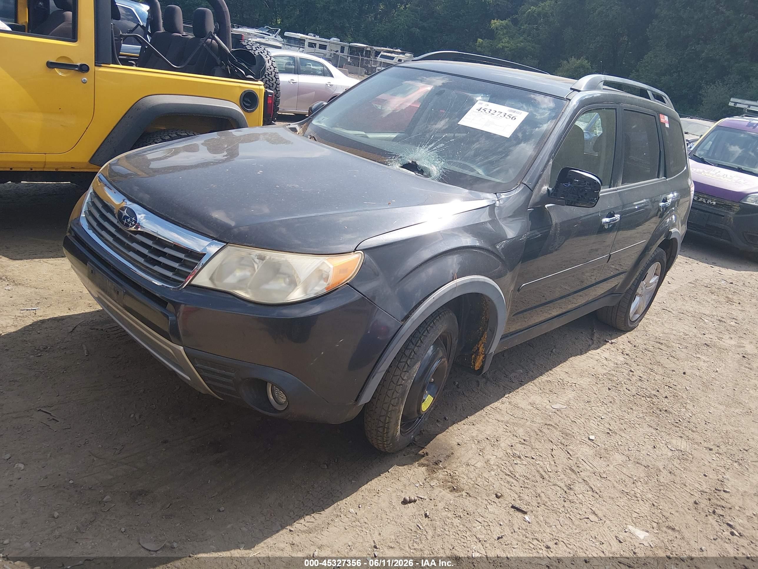 2010 Subaru Forester 2.5x Premium Blue vin: JF2SH6CC8AG764120