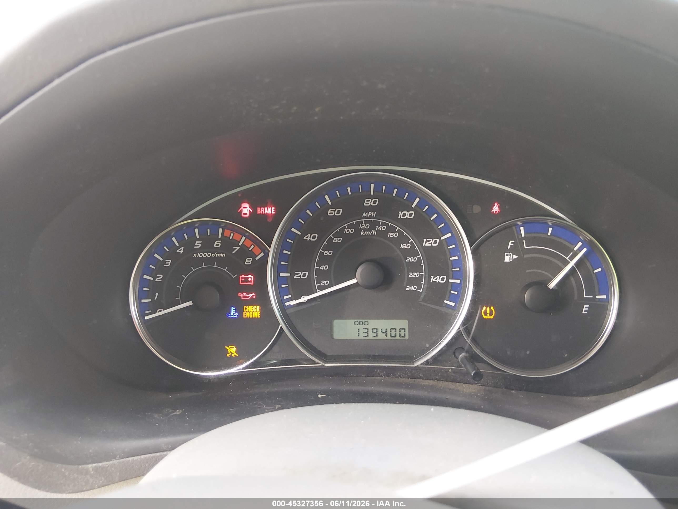 2010 Subaru Forester 2.5x Premium Blue vin: JF2SH6CC8AG764120
