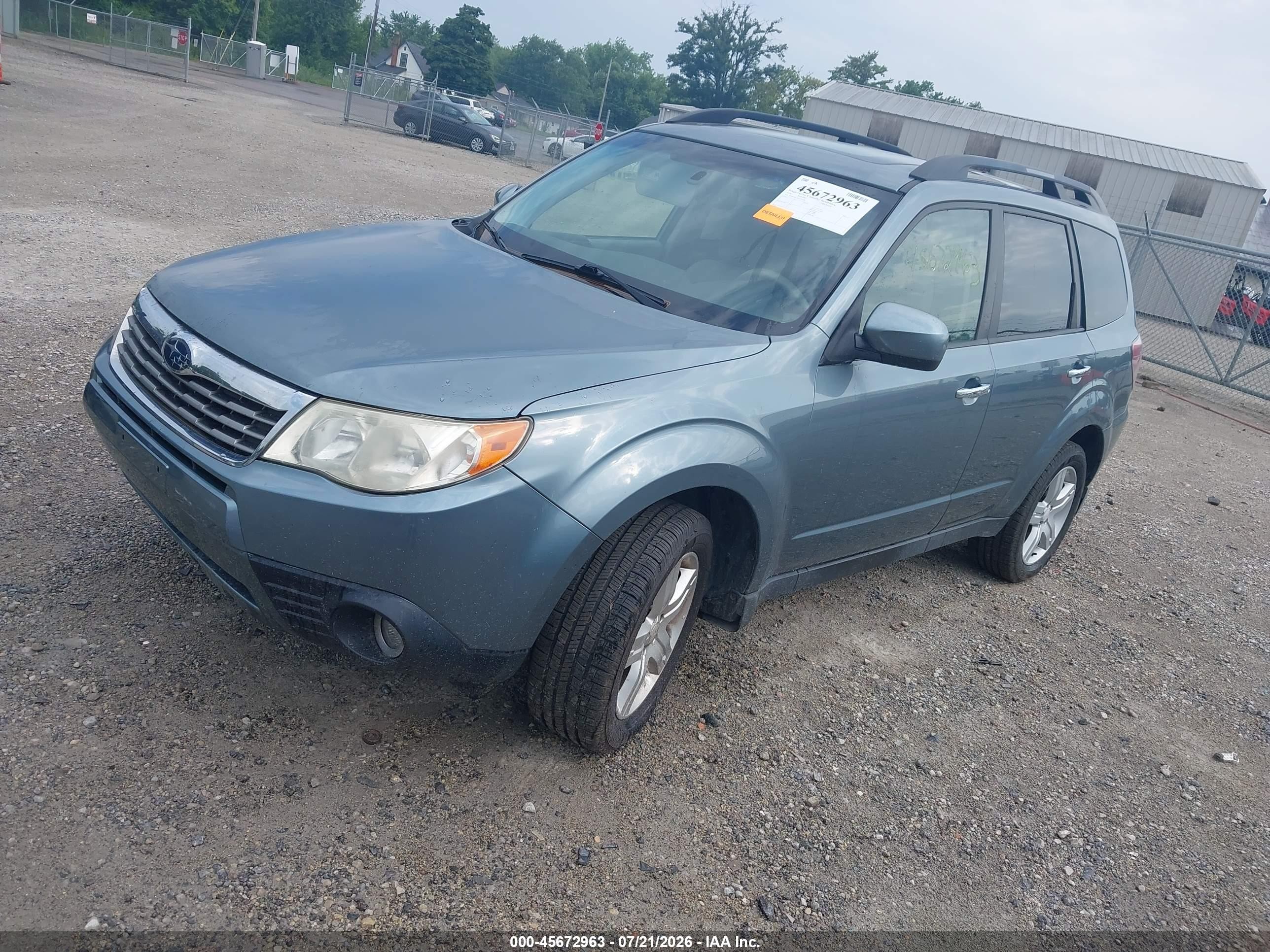 2010 Subaru Forester 2.5x Premium Синий vin: JF2SH6CC8AH717406