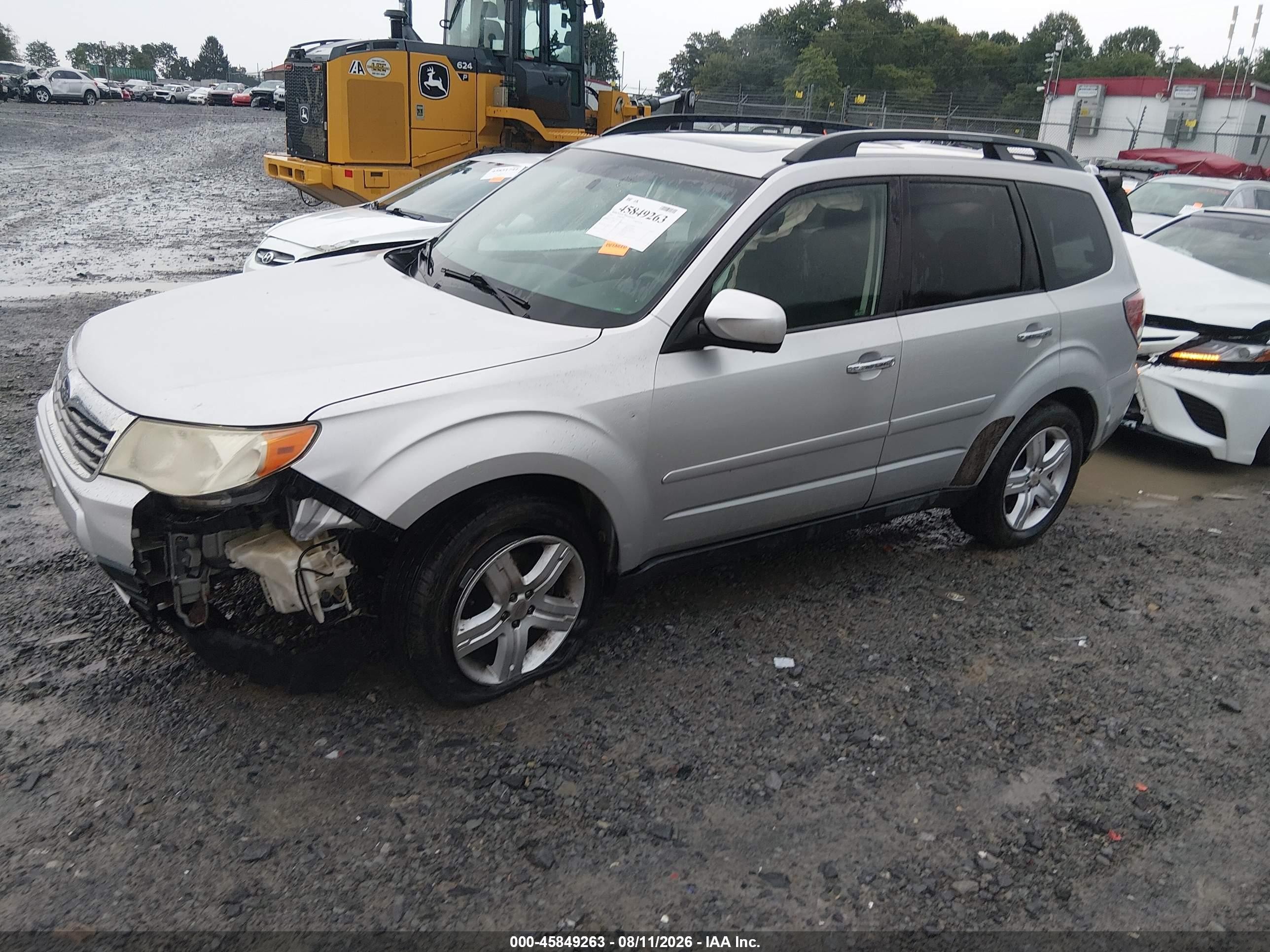 2010 Subaru Forester 2.5x Premium Серебряный vin: JF2SH6CC8AH731175