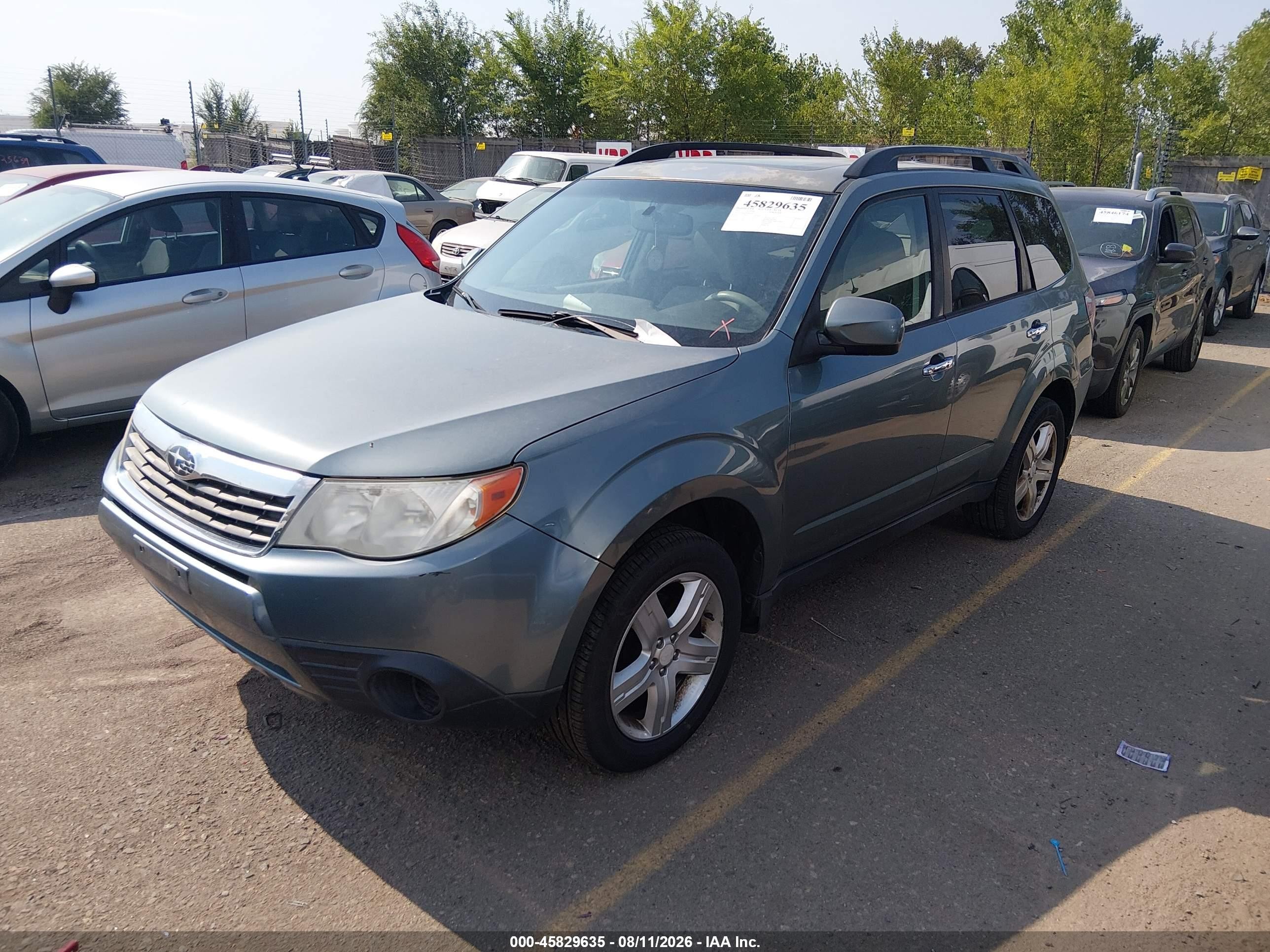 2010 Subaru Forester 2.5x Premium Gray vin: JF2SH6CC8AH735677