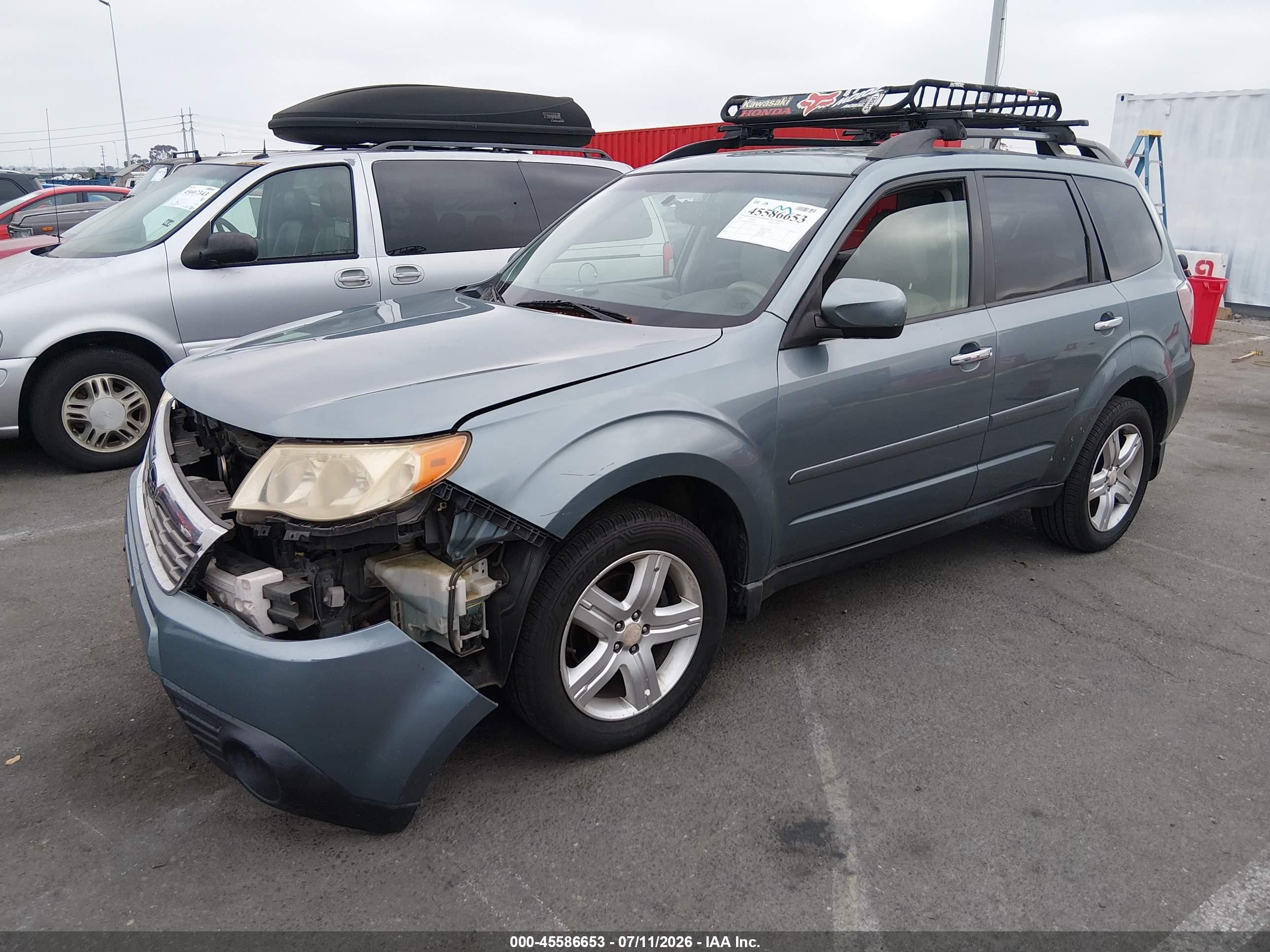 2010 Subaru Forester 2.5x Premium Blue vin: JF2SH6CC8AH748283