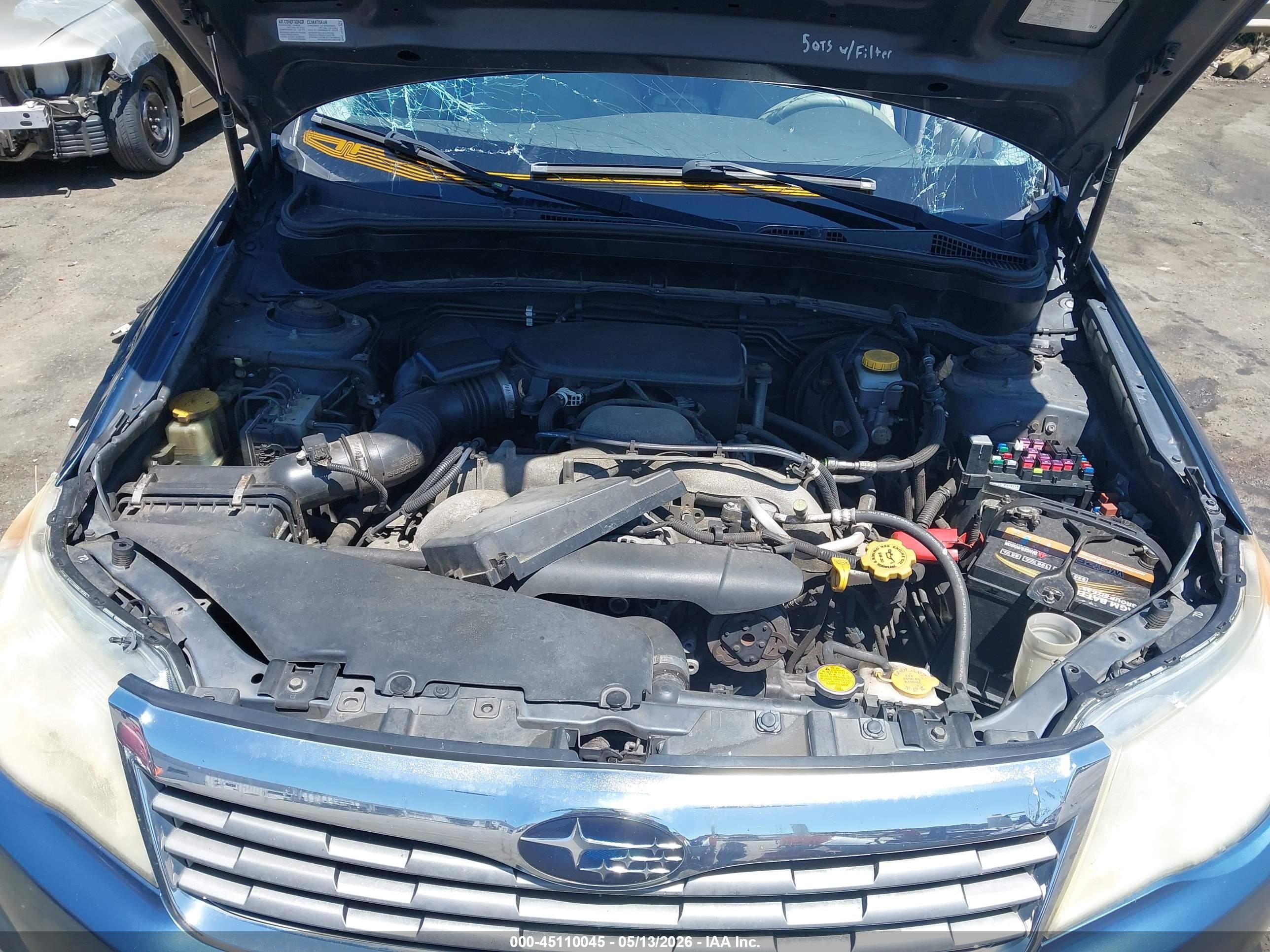 2010 Subaru Forester 2.5x Premium Blue vin: JF2SH6CC8AH765181