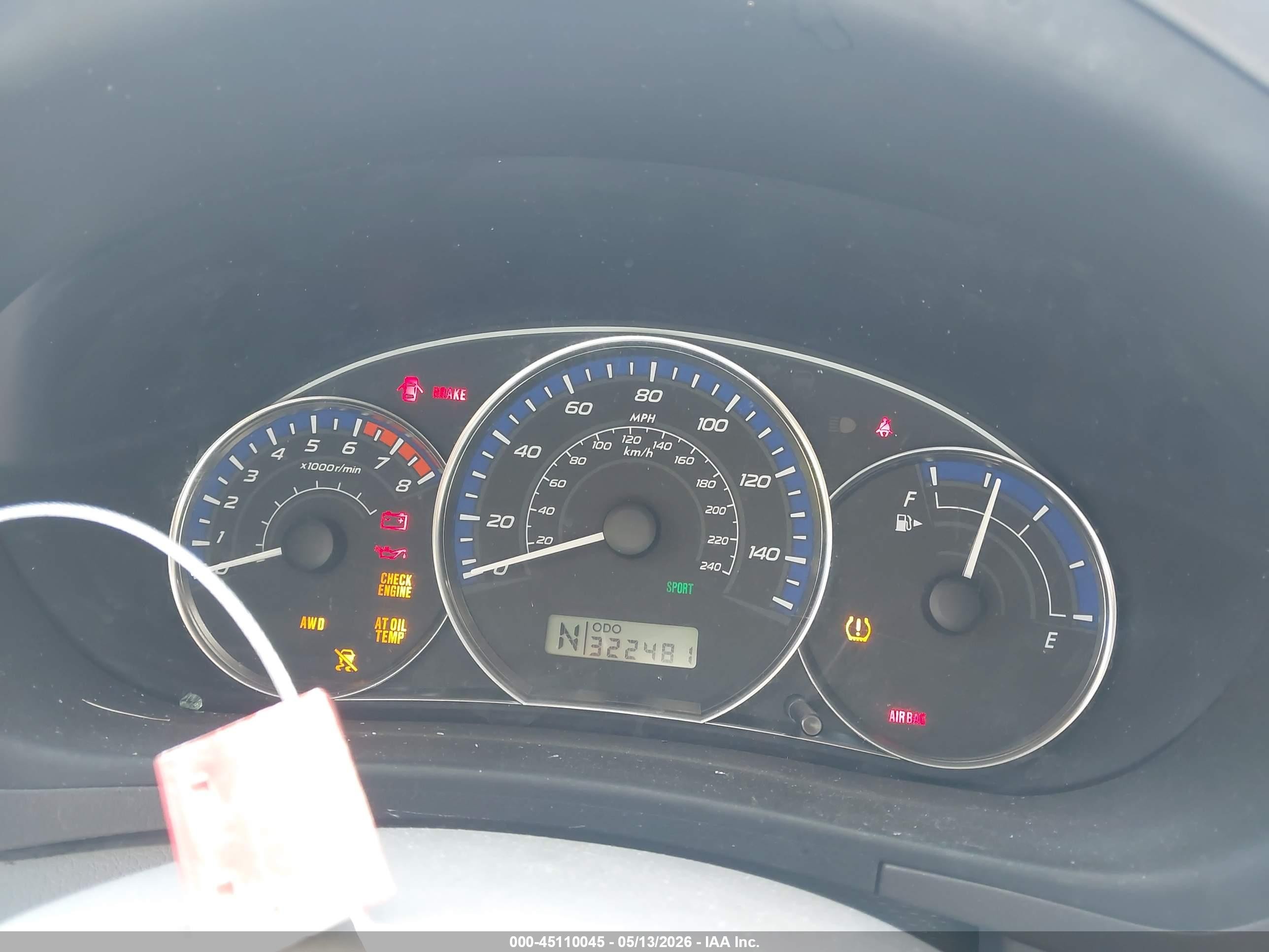 2010 Subaru Forester 2.5x Premium Blue vin: JF2SH6CC8AH765181