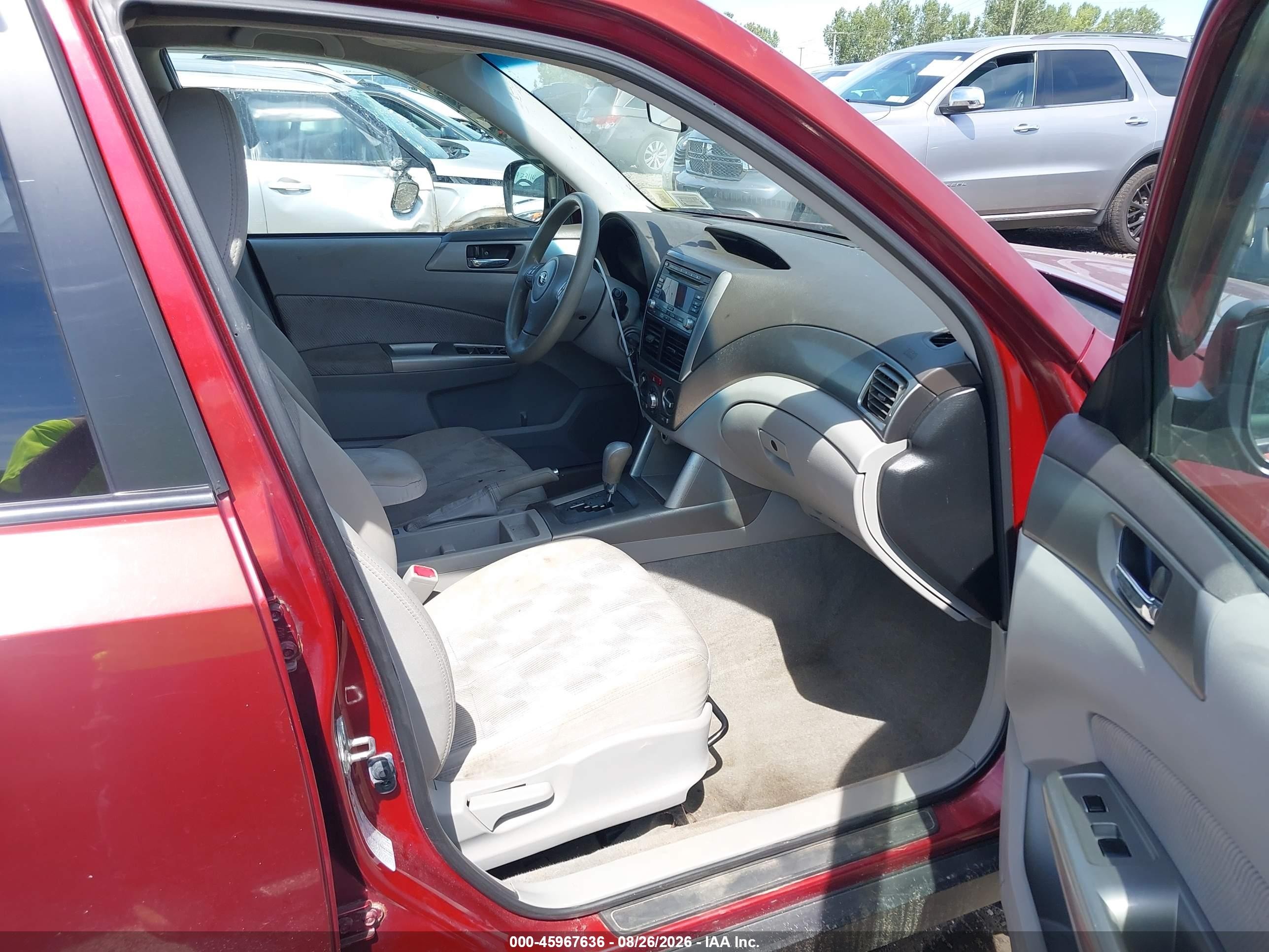 2010 Subaru Forester 2.5x Premium Red vin: JF2SH6CC8AH772521