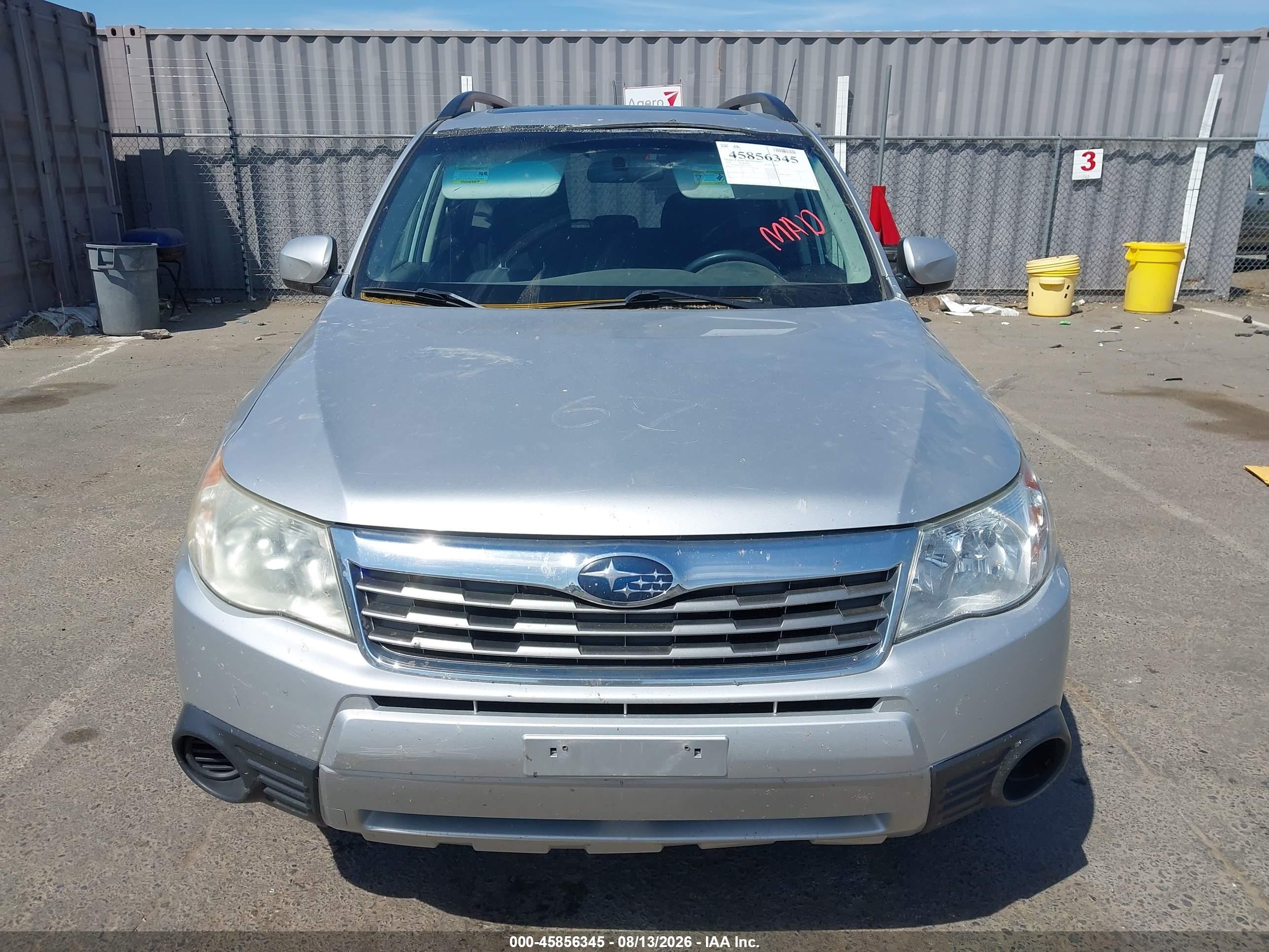 2010 Subaru Forester 2.5x Premium Silver vin: JF2SH6CC8AH775919