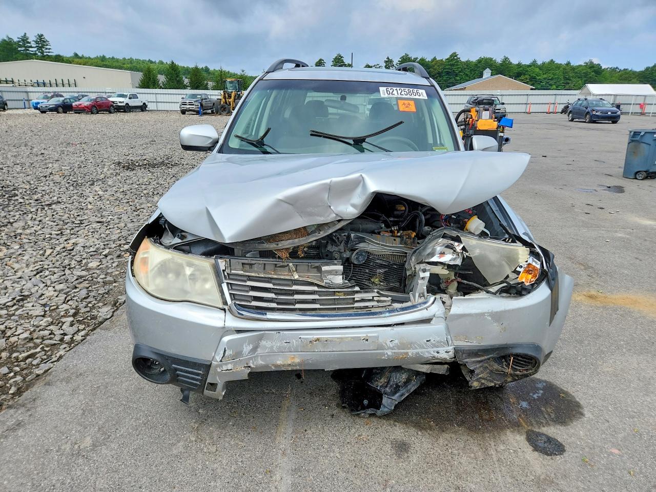 2010 Subaru Forester 2.5x Premium Silver vin: JF2SH6CC8AH786354