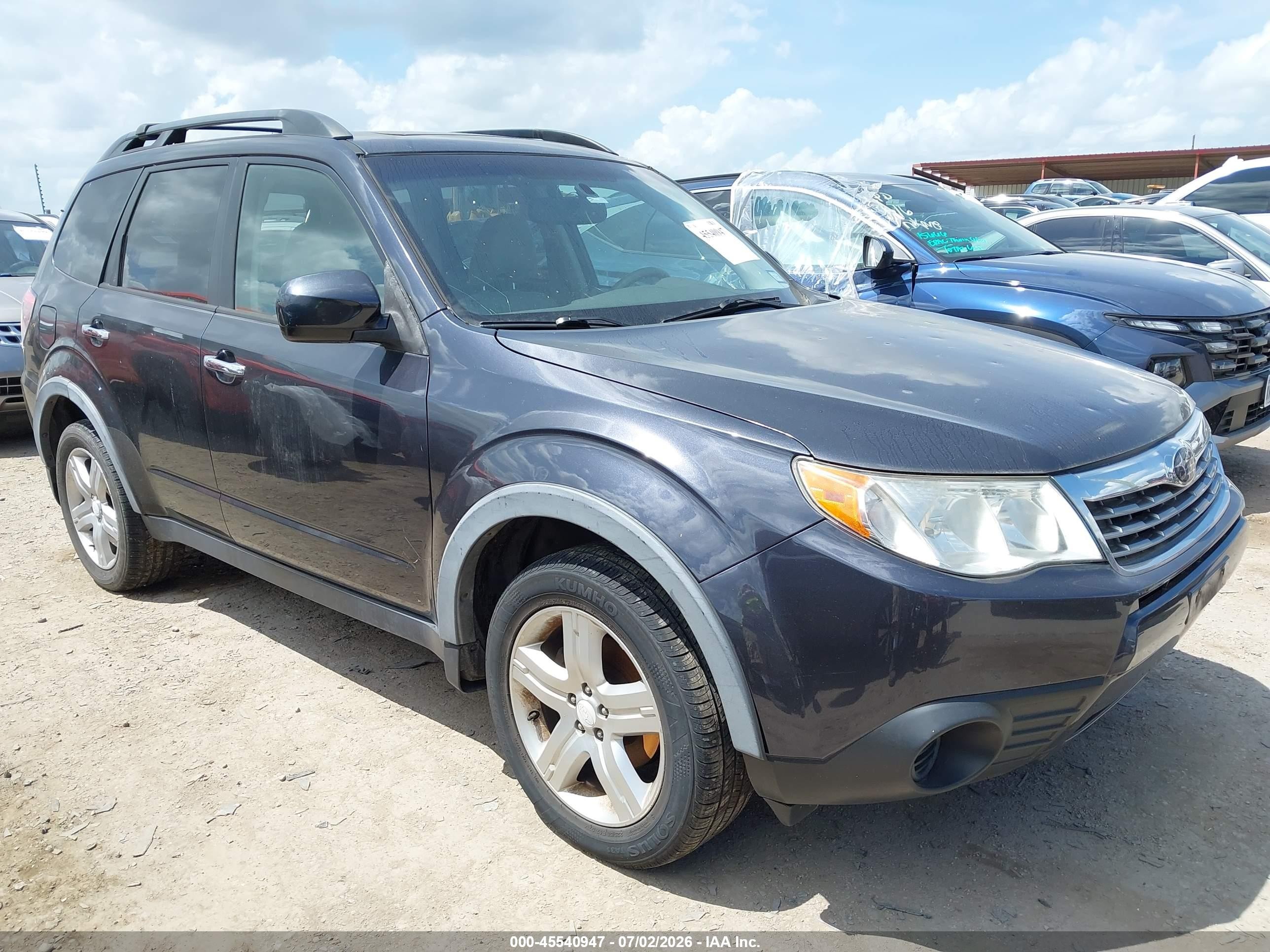 2010 Subaru Forester 2.5x Premium Black vin: JF2SH6CC8AH789464