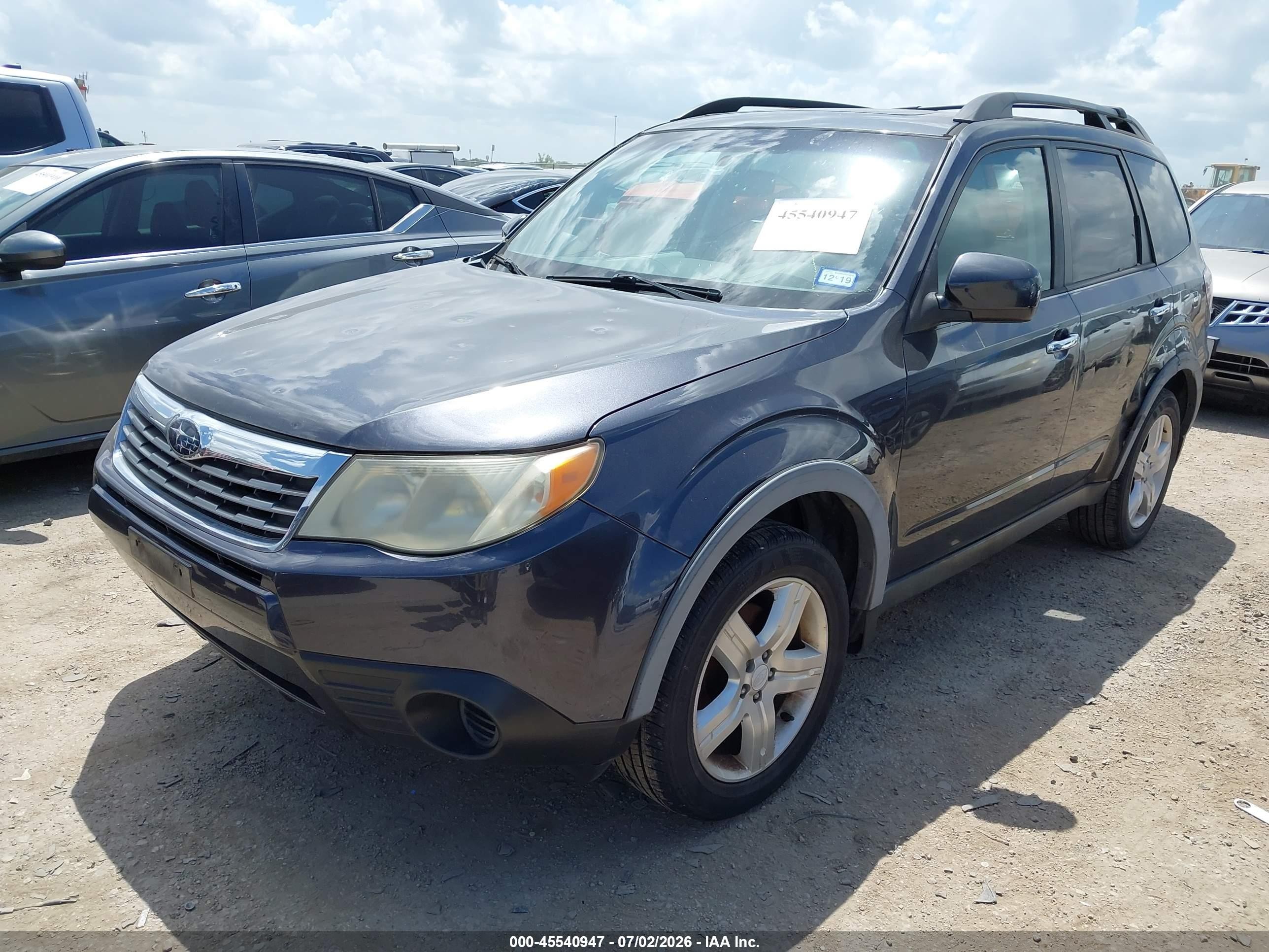 2010 Subaru Forester 2.5x Premium Black vin: JF2SH6CC8AH789464