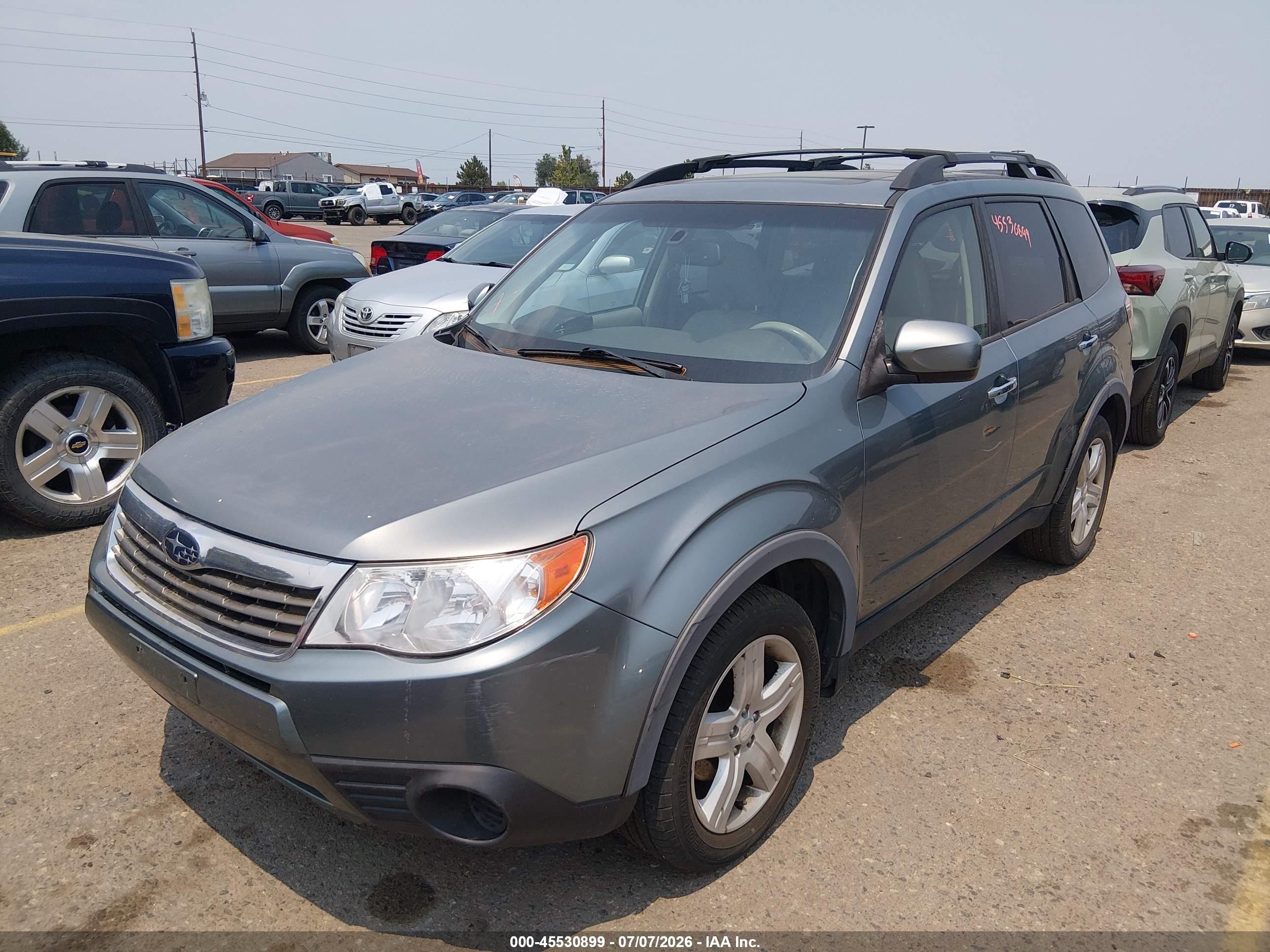 2010 Subaru Forester 2.5x Premium Blue vin: JF2SH6CC8AH907822