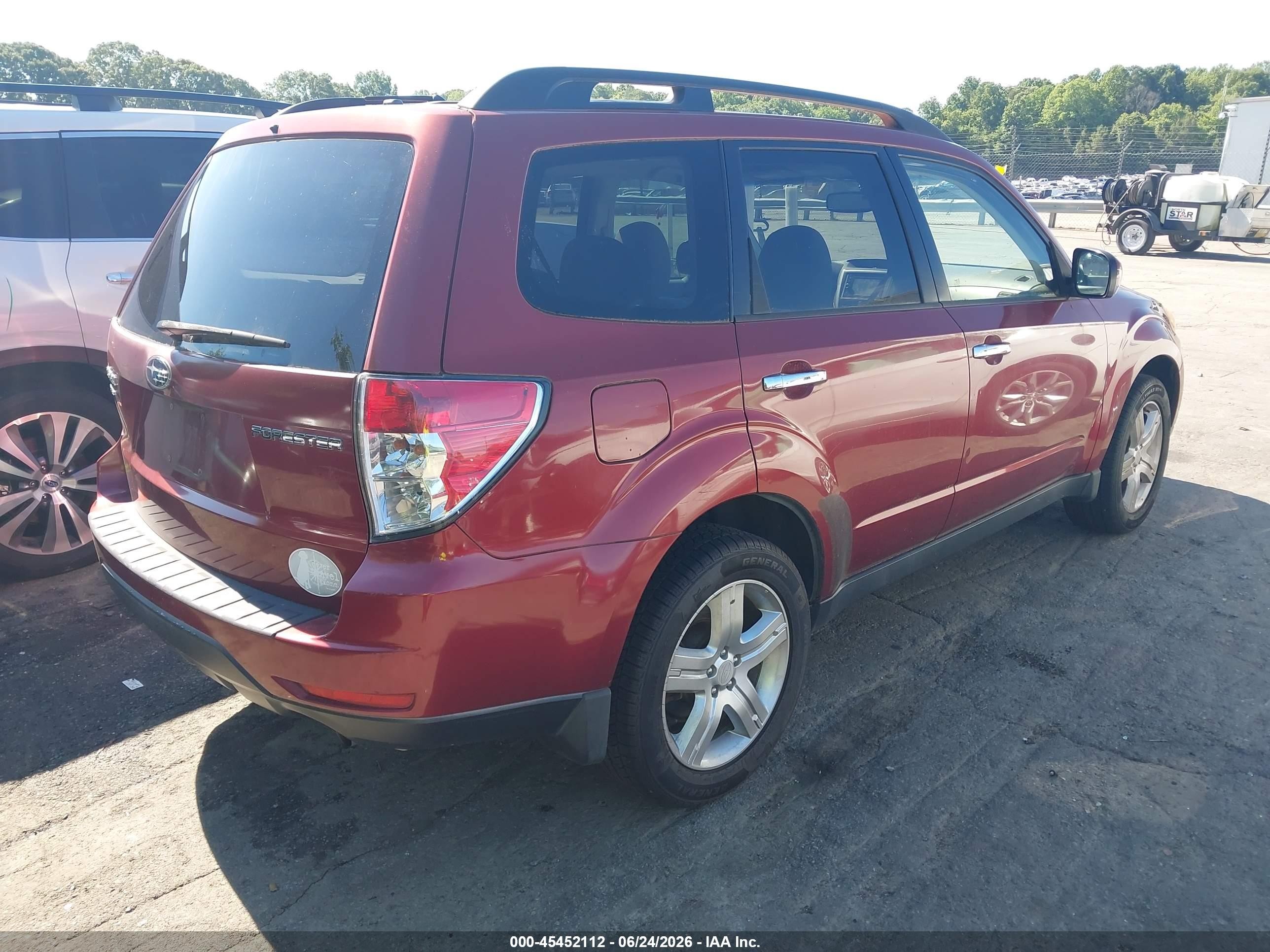 2010 Subaru Forester 2.5x Premium Красный vin: JF2SH6CC8AH913006