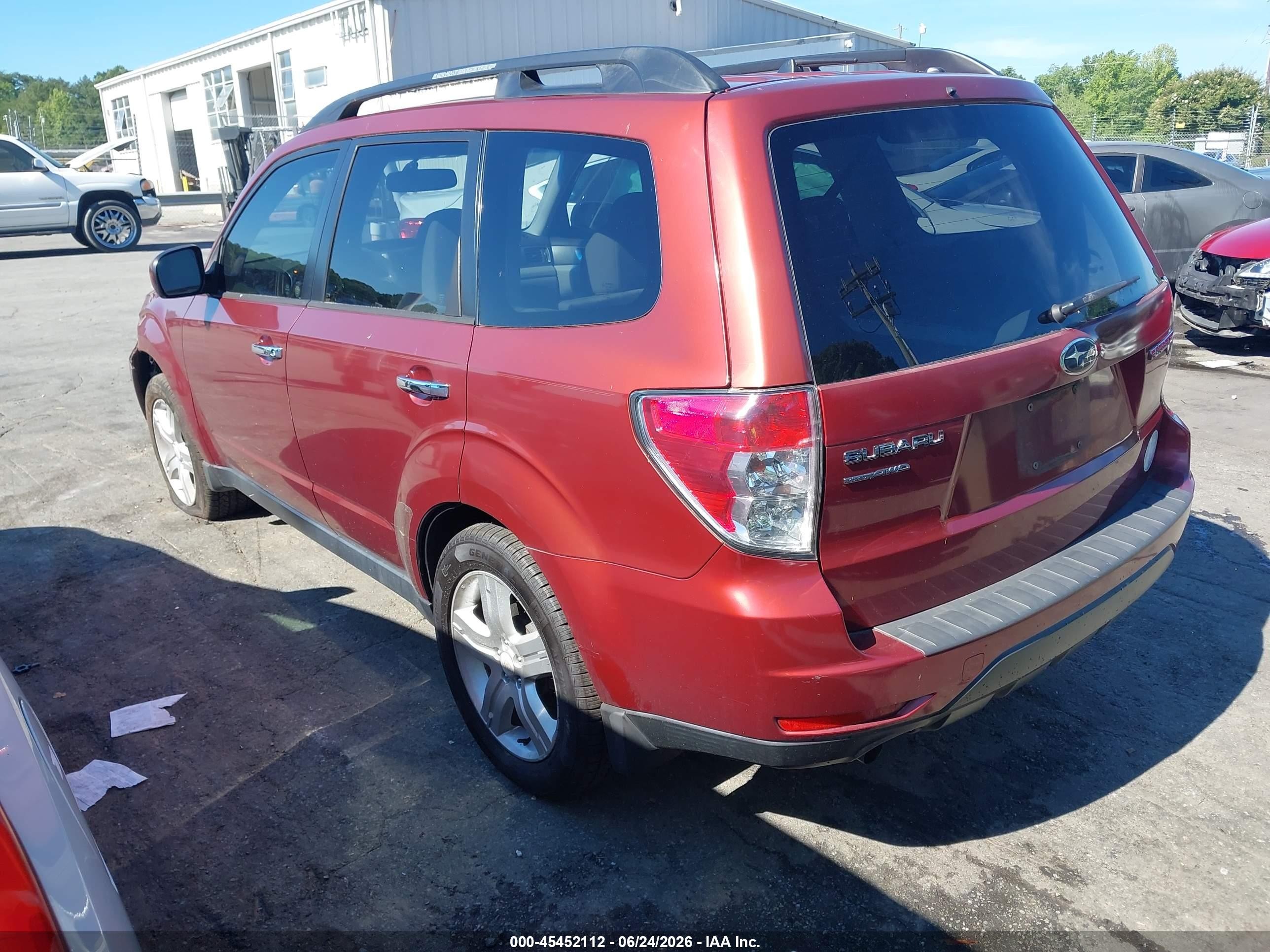 2010 Subaru Forester 2.5x Premium Красный vin: JF2SH6CC8AH913006