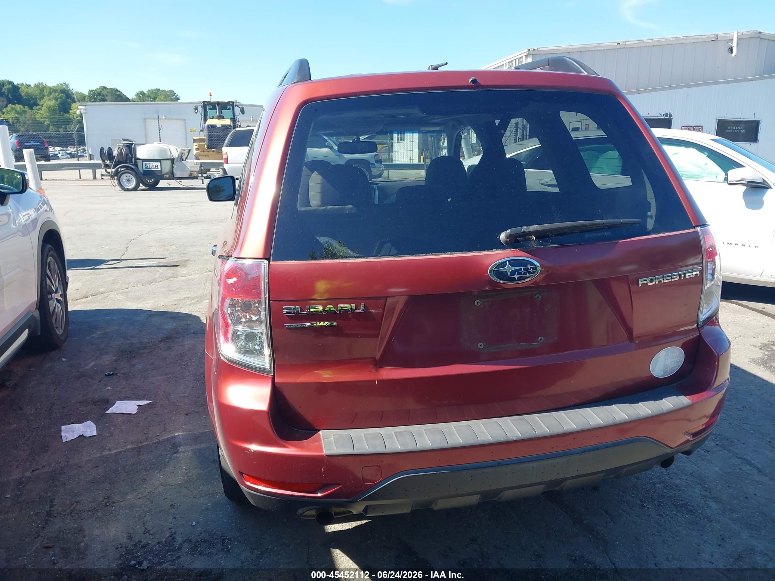 2010 Subaru Forester 2.5x Premium Красный vin: JF2SH6CC8AH913006
