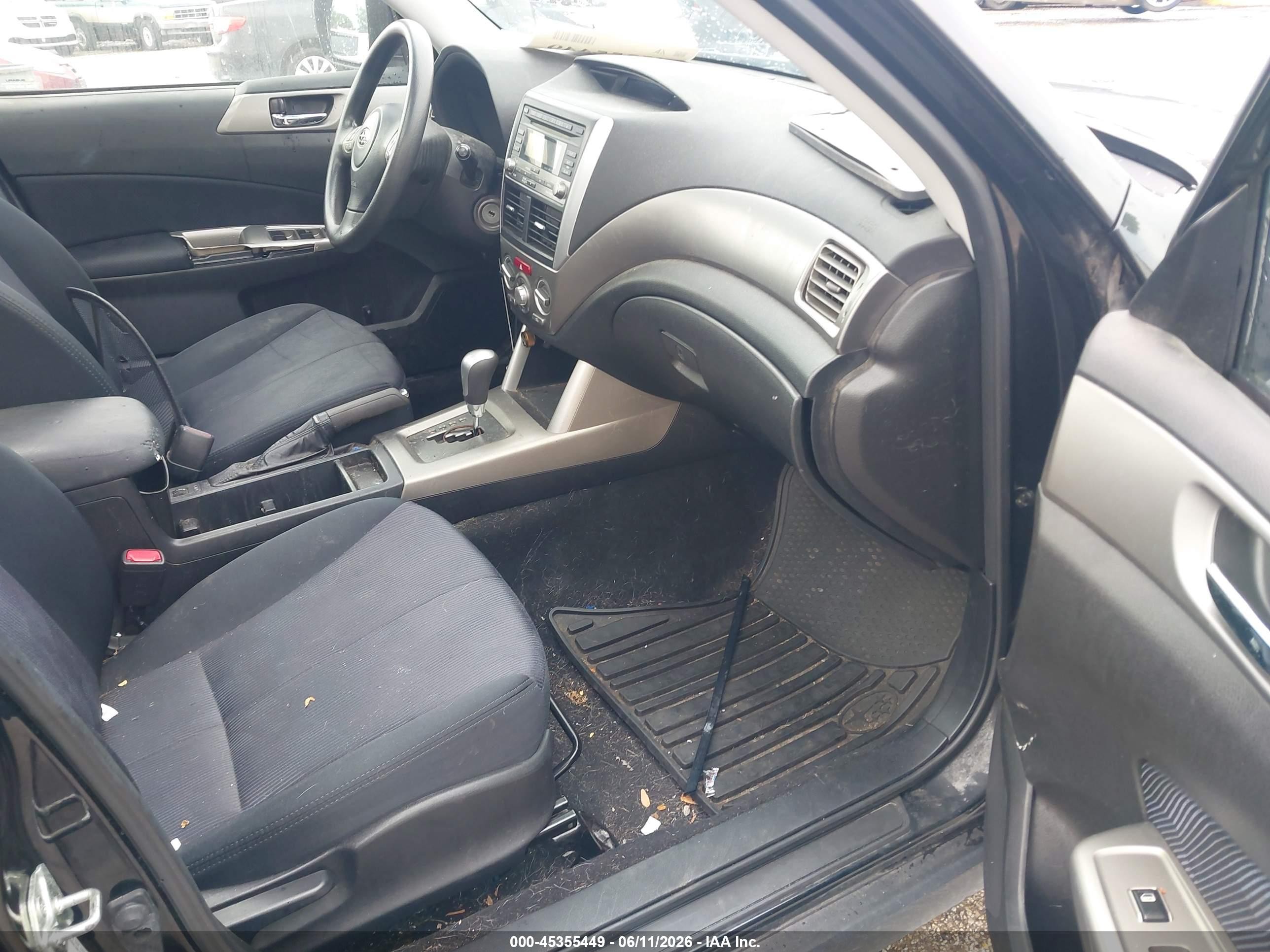 2010 Subaru Forester 2.5x Premium Black vin: JF2SH6CC9AH725417