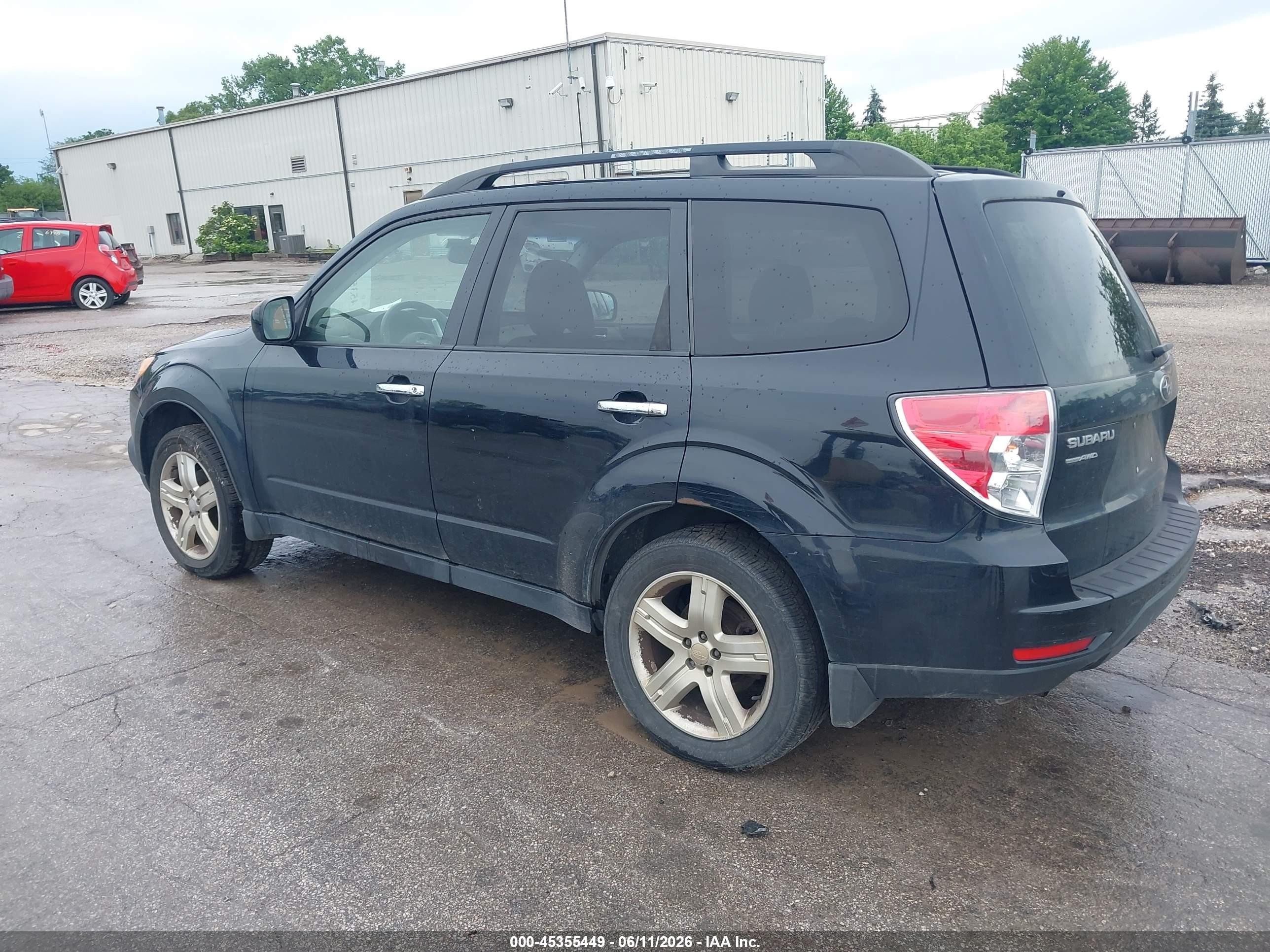 2010 Subaru Forester 2.5x Premium Black vin: JF2SH6CC9AH725417