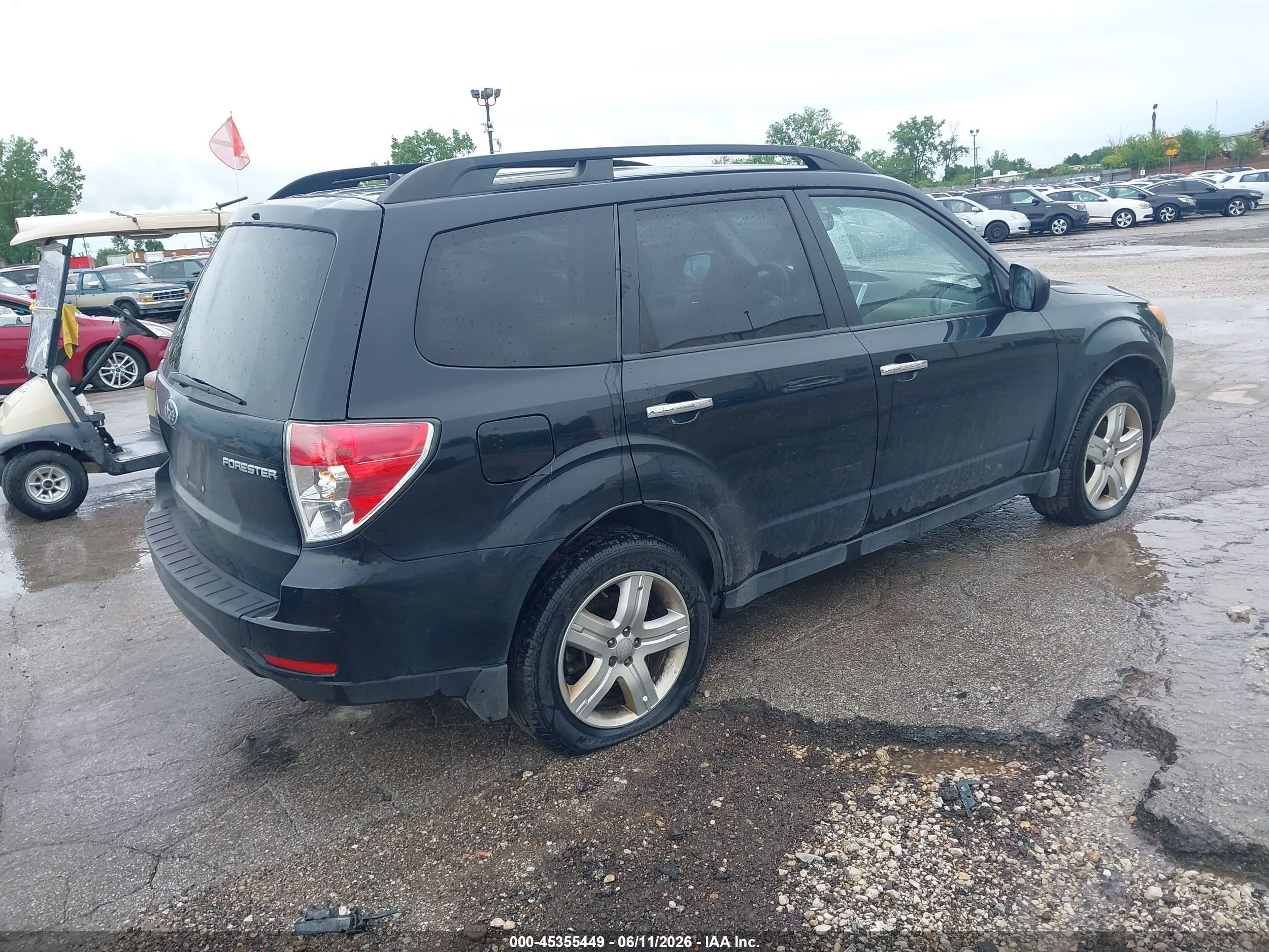 2010 Subaru Forester 2.5x Premium Black vin: JF2SH6CC9AH725417