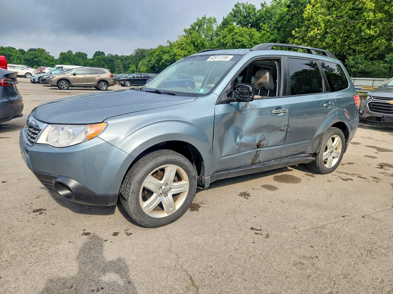 2010 Subaru Forester 2.5x Premium Green vin: JF2SH6CC9AH749653