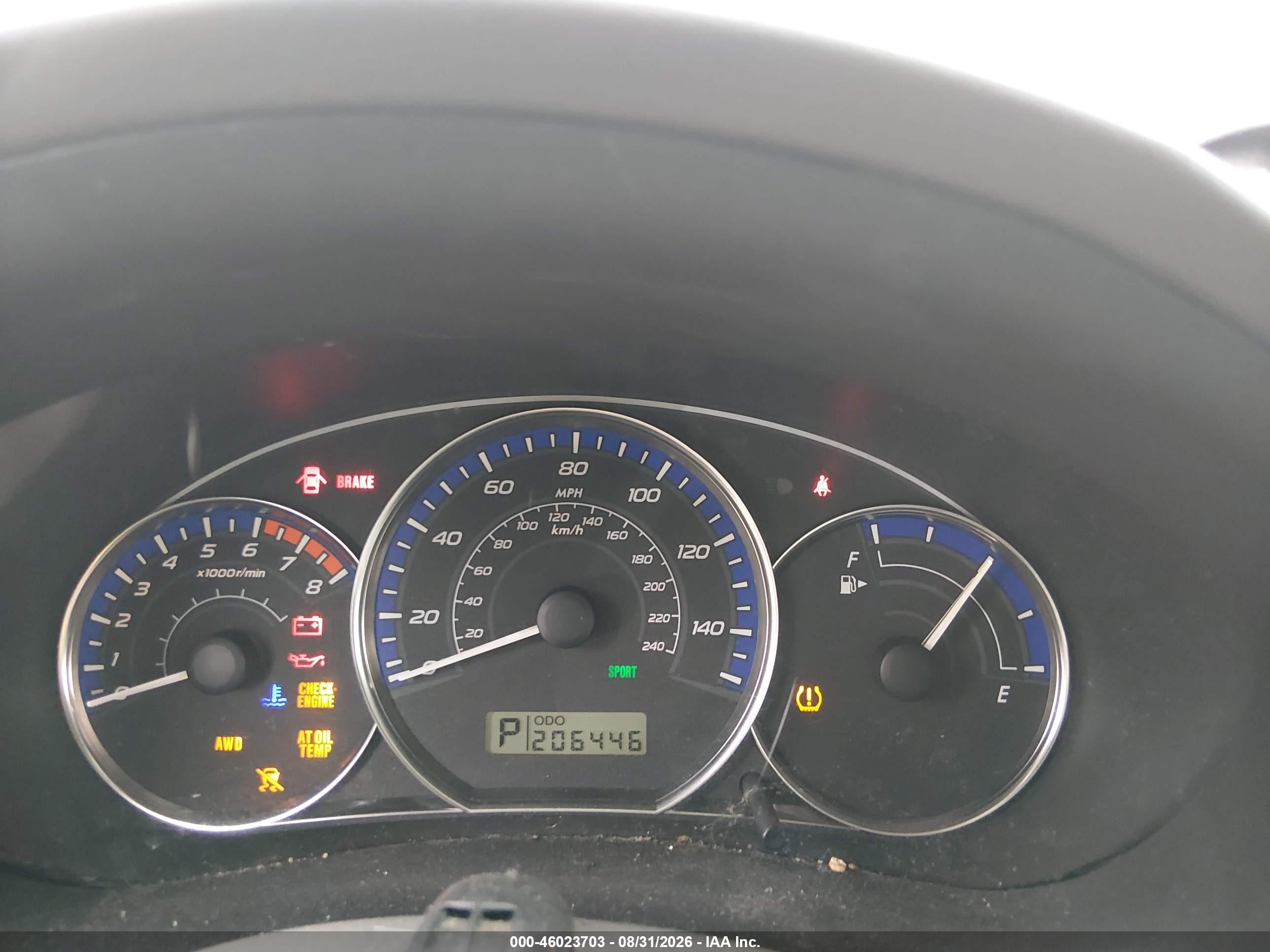2010 Subaru Forester 2.5x Premium Синий vin: JF2SH6CC9AH772527