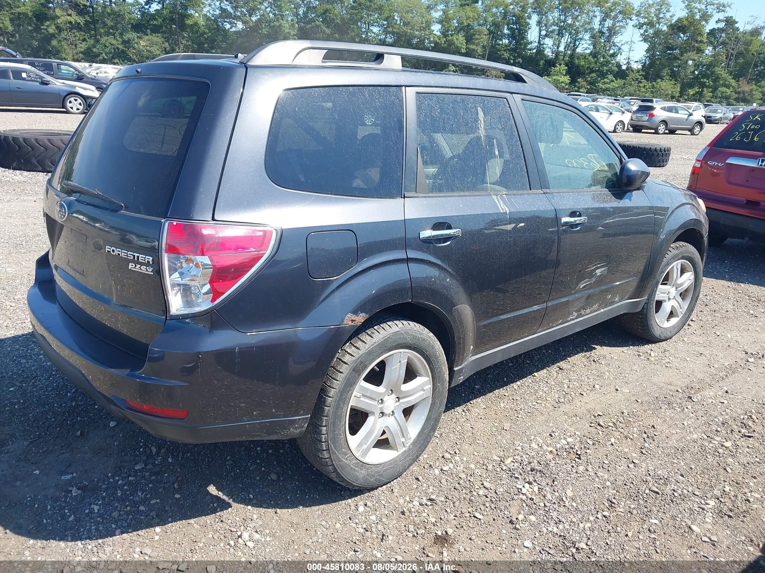 2010 Subaru Forester 2.5x Premium Gray vin: JF2SH6CC9AH780451