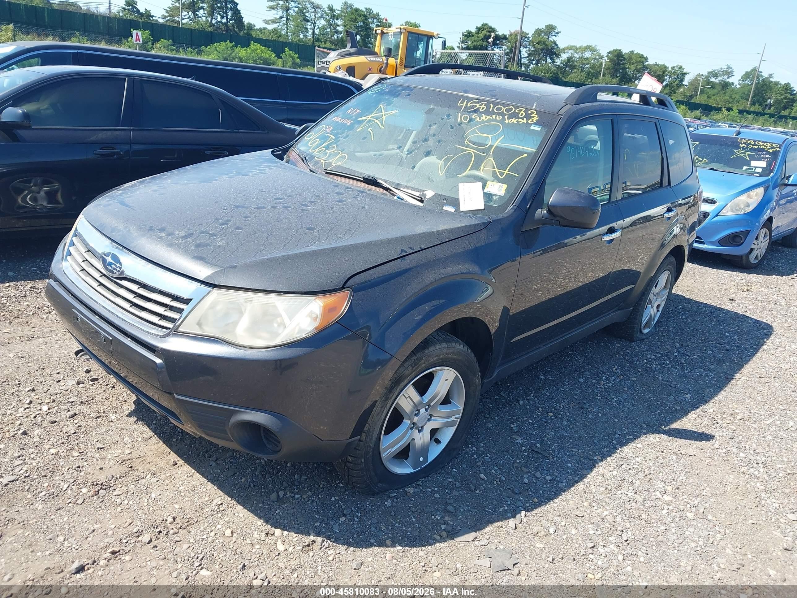 2010 Subaru Forester 2.5x Premium Gray vin: JF2SH6CC9AH780451